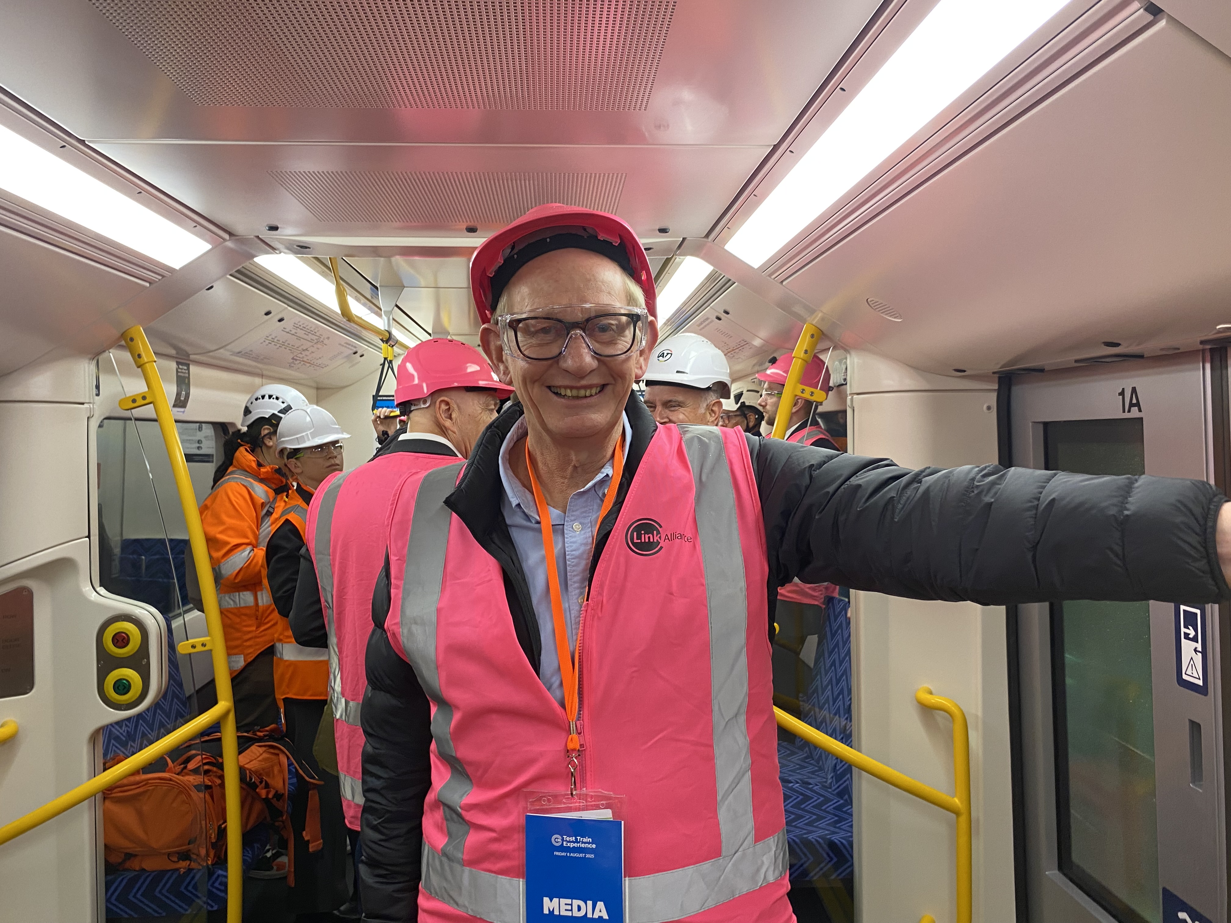 The Herald's Bernard Orsman on a recent train trail run on Auckland's City Rail Link.