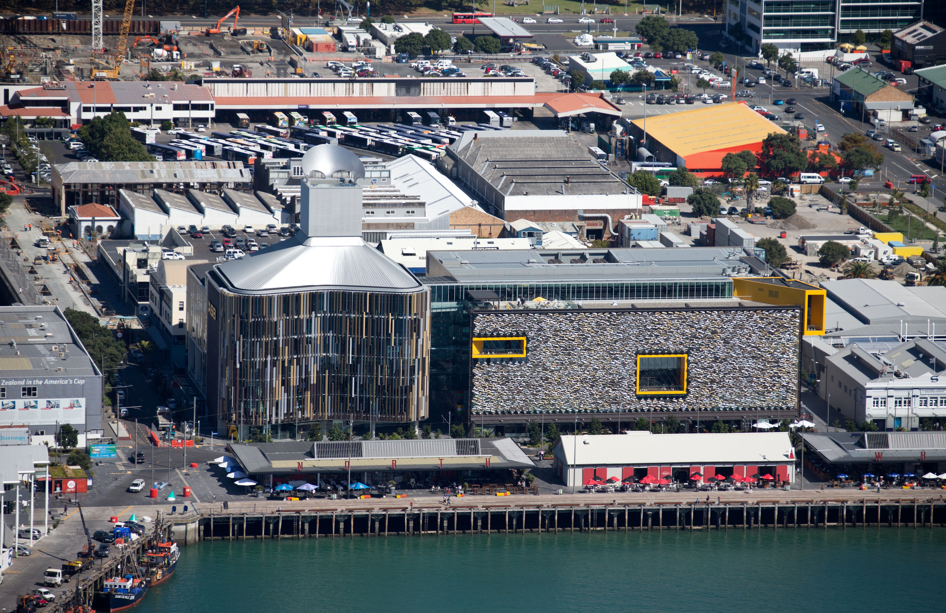ASB North Wharf: revolutionary open-plan open-floor design. Photo / Richard Robinson
