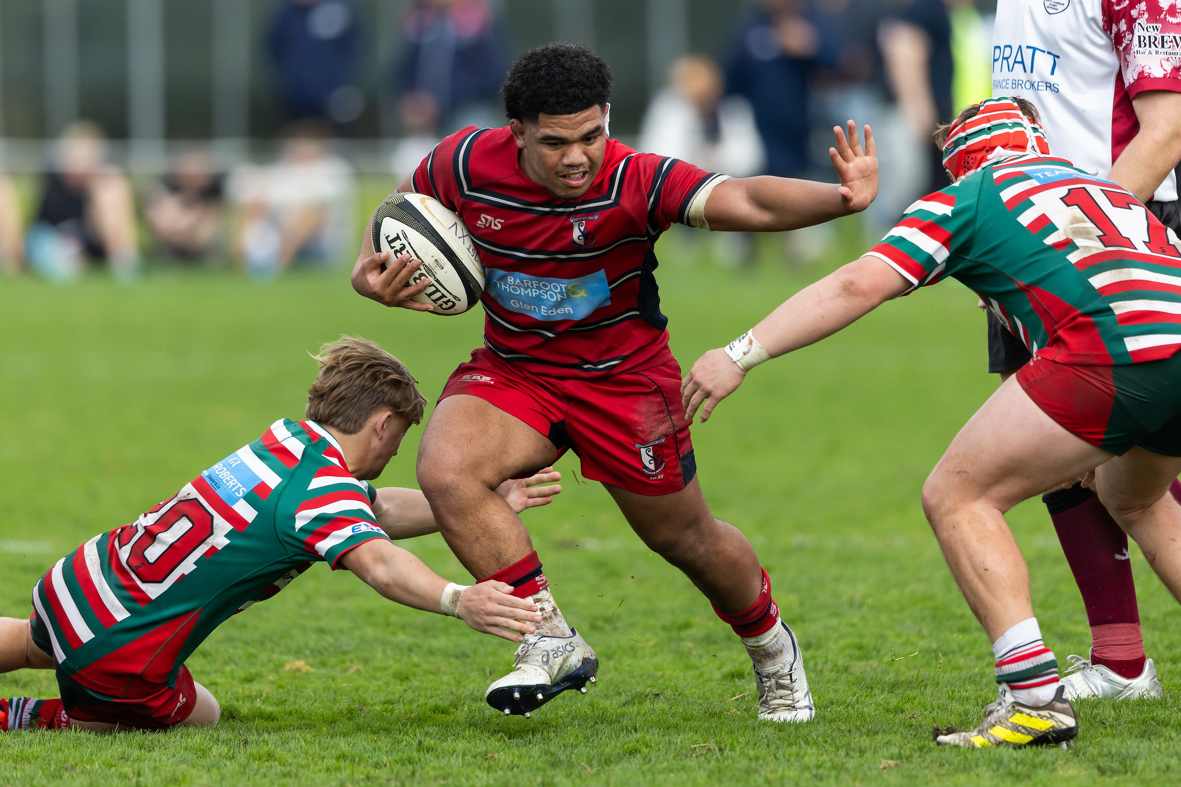Kelston BHS hooker Xavier Leota during the First XV Blues Final. Photo / Photosport