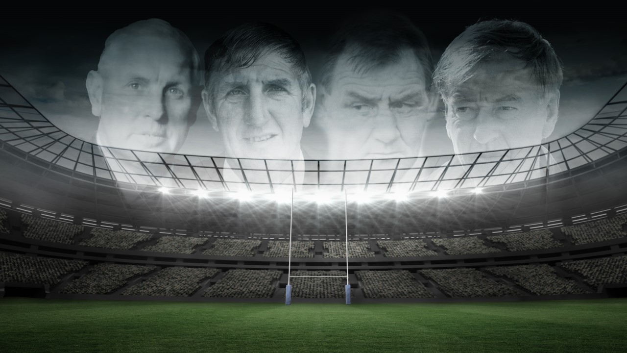 Phil Gifford ranks the All Blacks coaches. Photo / Herald graphic