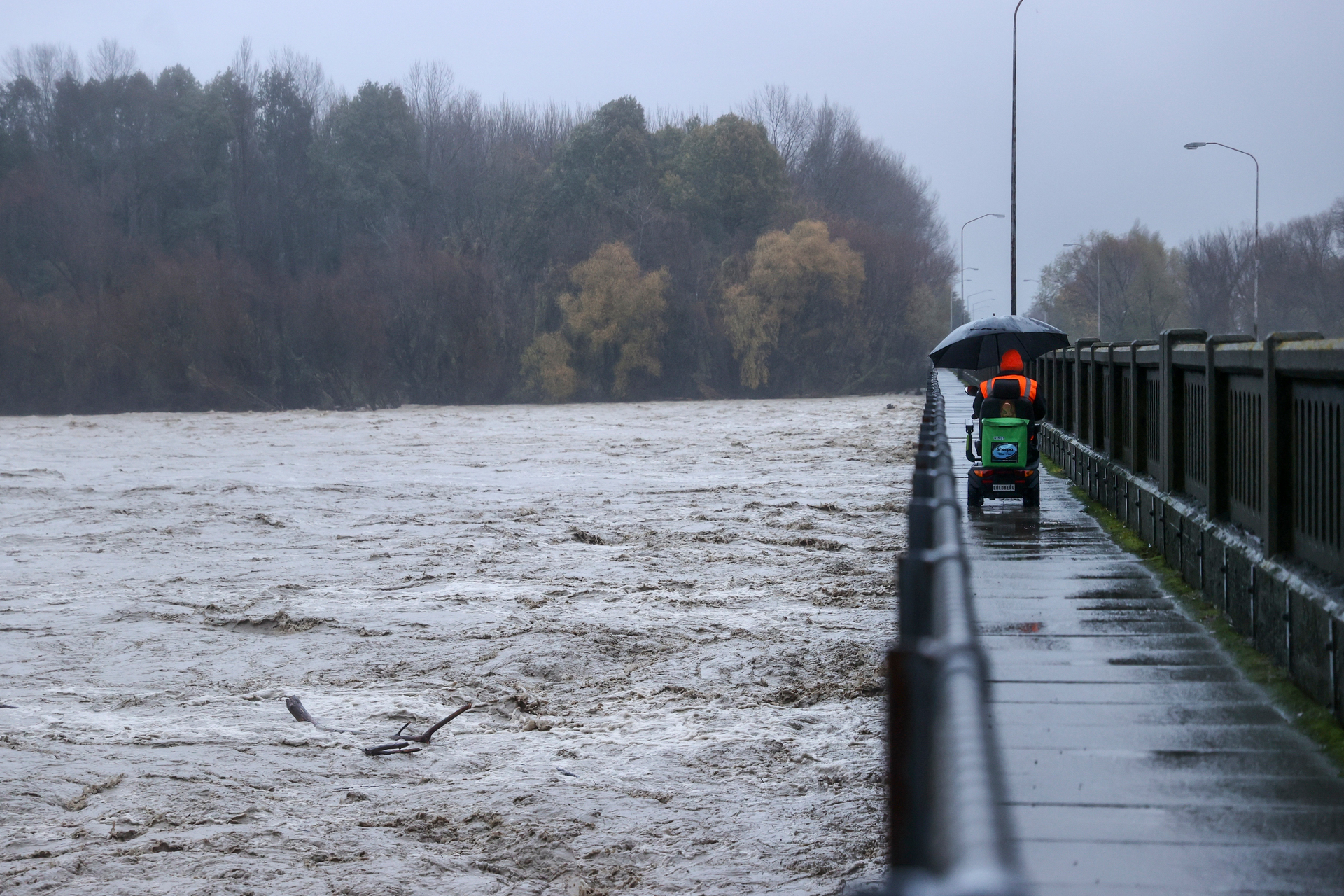 Climate change is why the Canterbury flooding earlier this year was so severe, researchers say. Photo / George Heard