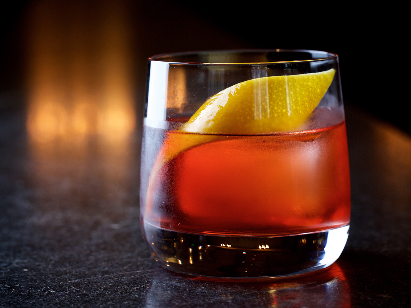 Bittersweet Campari brings it's fiery colour to a Italian Negroni. Picture / Supplied