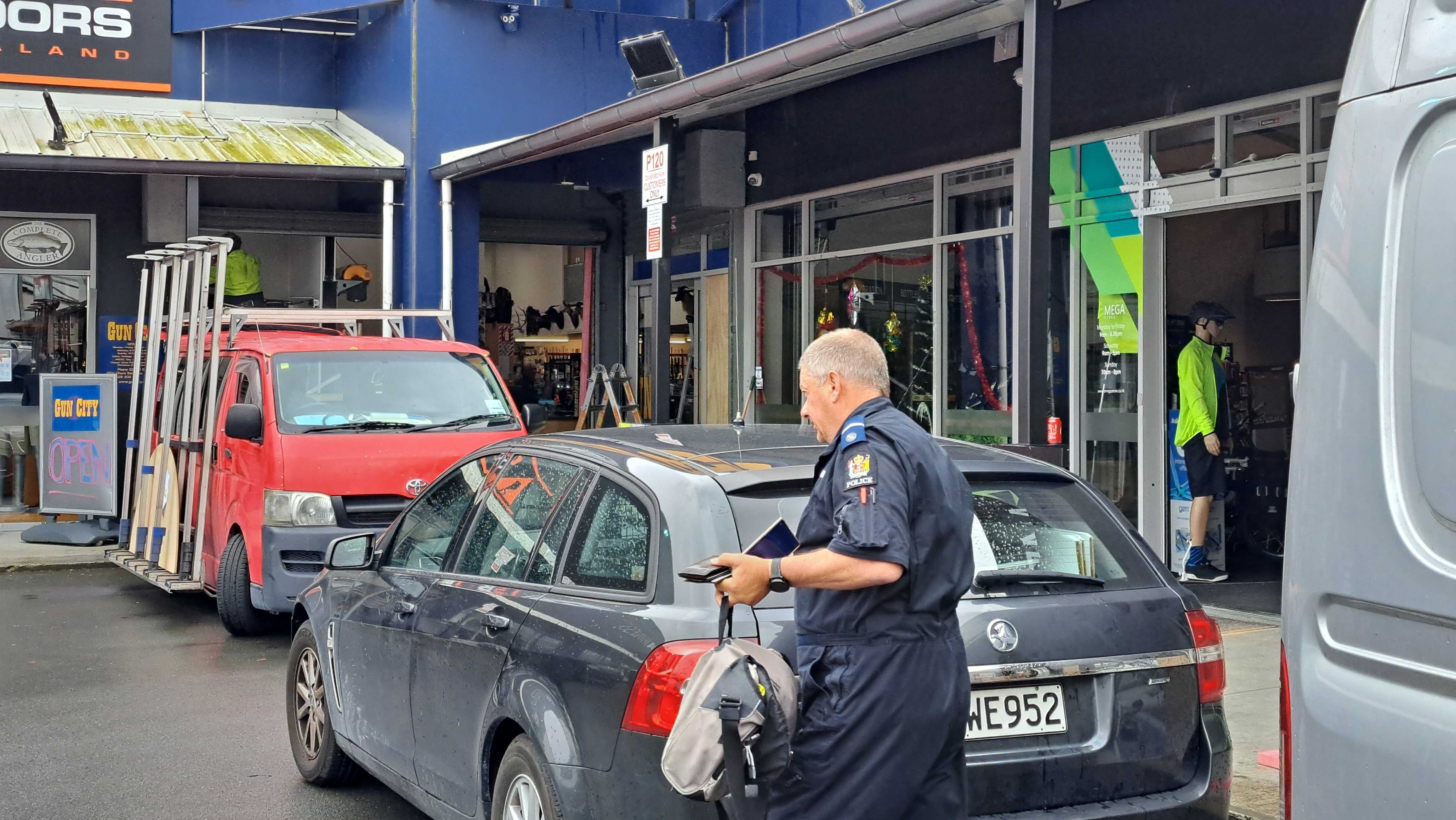 Police returned to the scene of the incident at 8am today. Photo / NZME