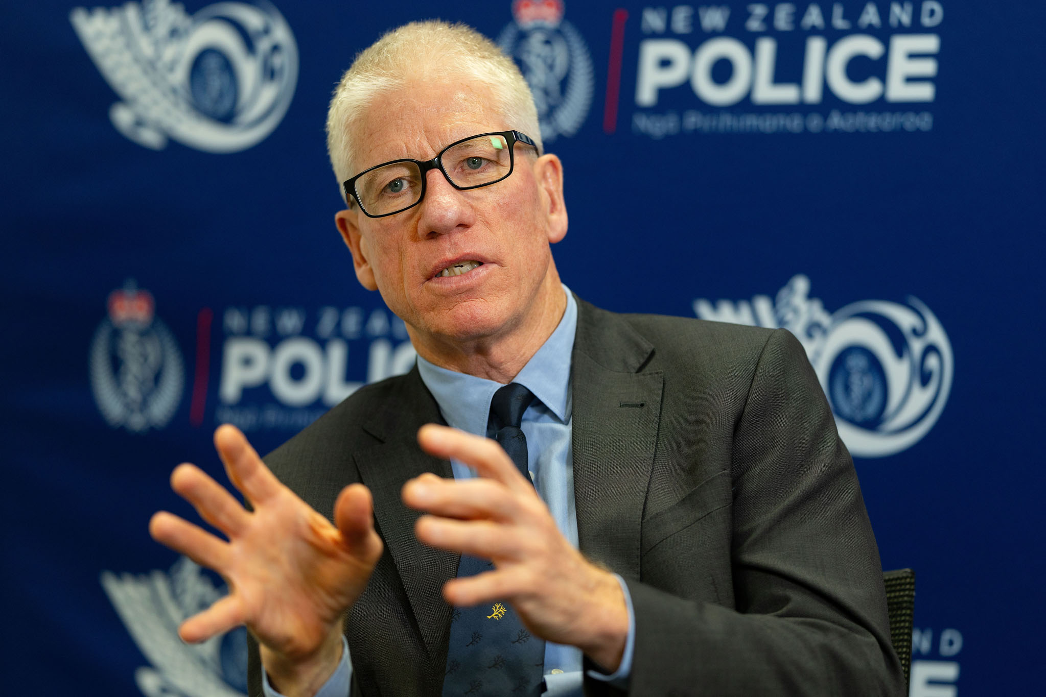 Greg Williams, head of the National Organized Crime Group at NZ Police during an interview at Police HQ in Wellington.Photo / Marty Melville