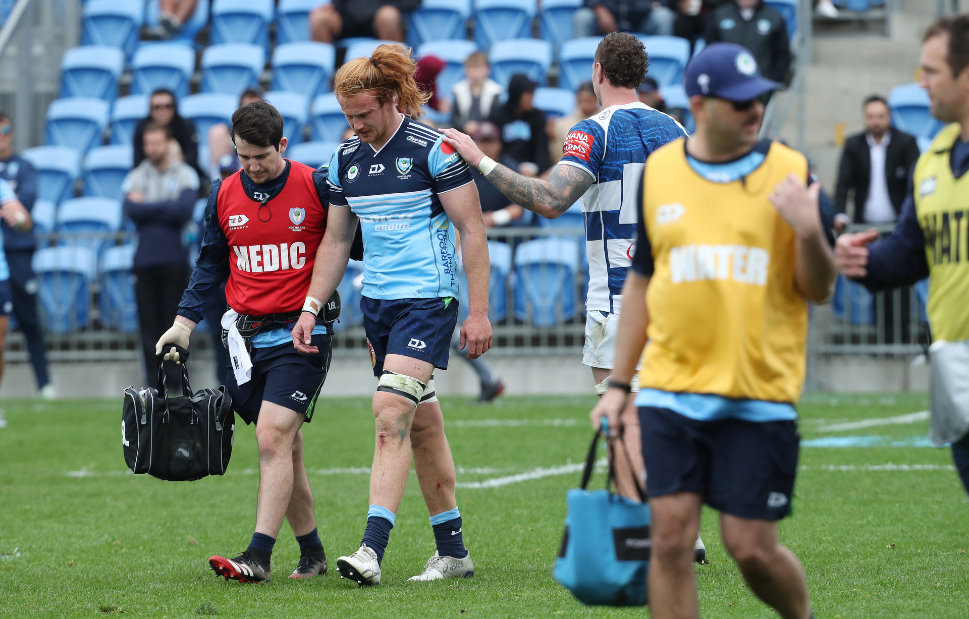 Player safety, particularly around head injuries, has become a focus of rugby internationally and in New Zealand. Photo / Michael Cunningham