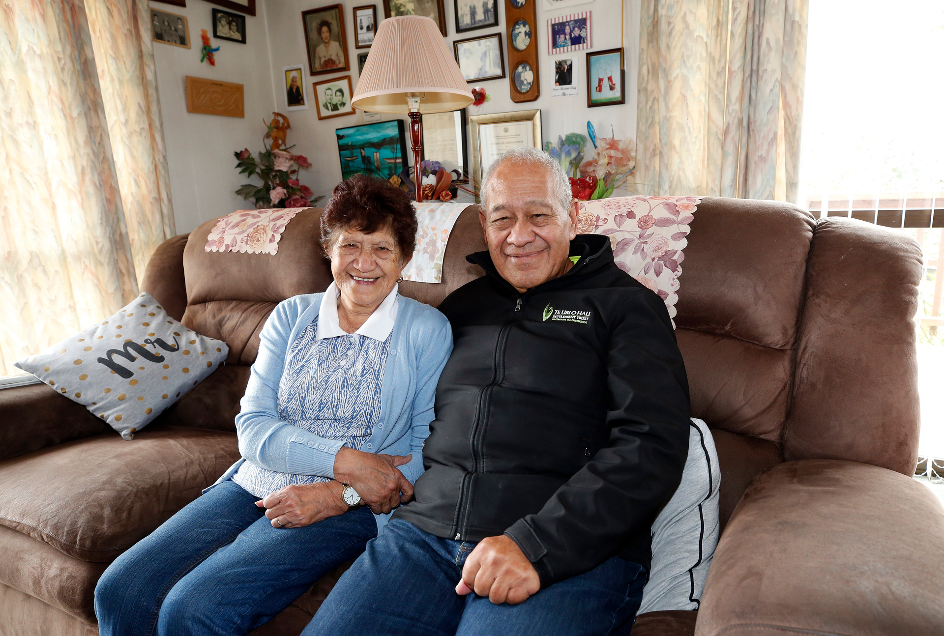 Ihapera and Rex Nathan at home in Dargaville. Photo / Michael Cunningham