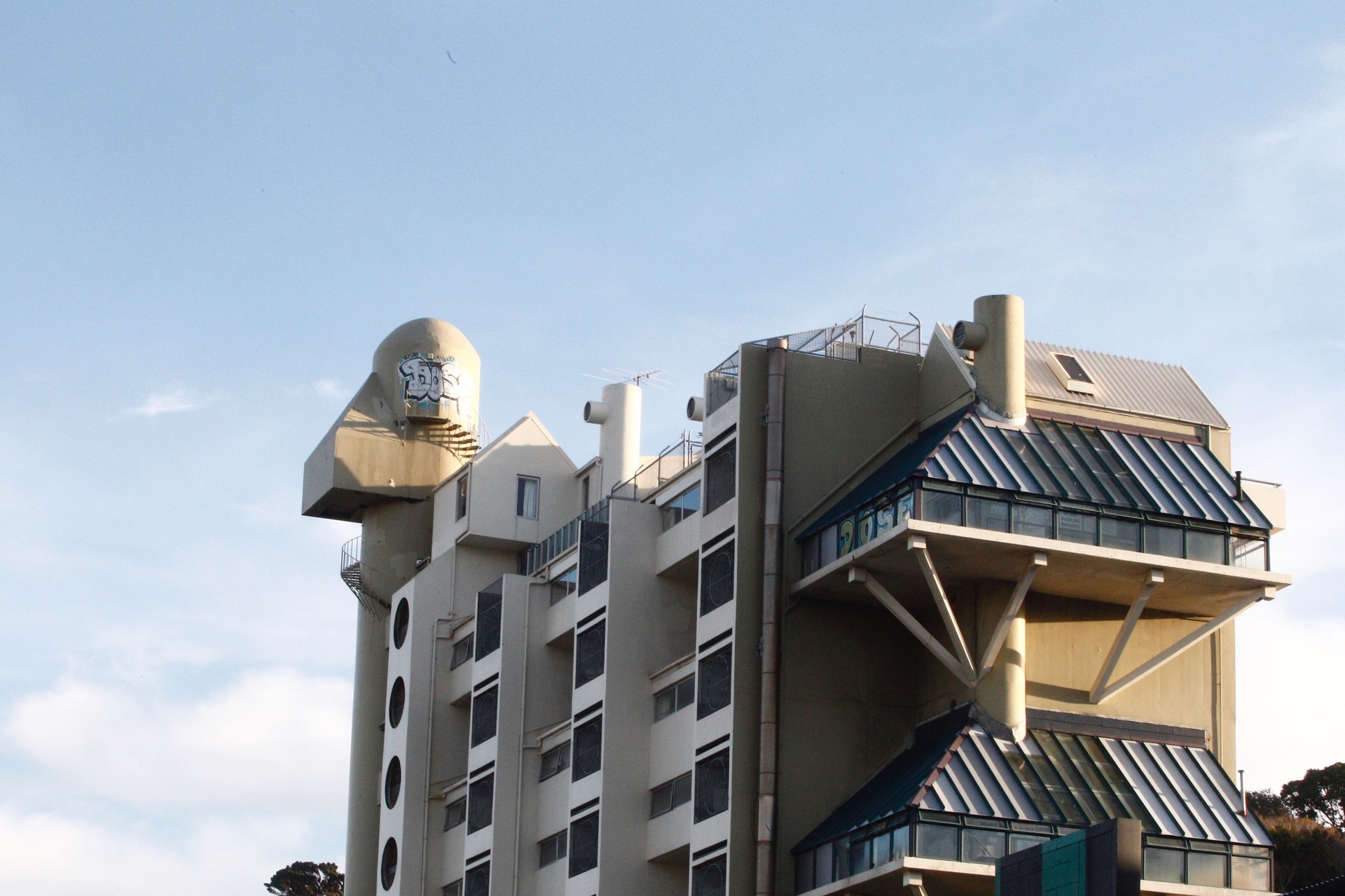 Buildings at the Arlington complex sit empty while a development partnership awaits approval. Photo / Georgina Campbell. 
