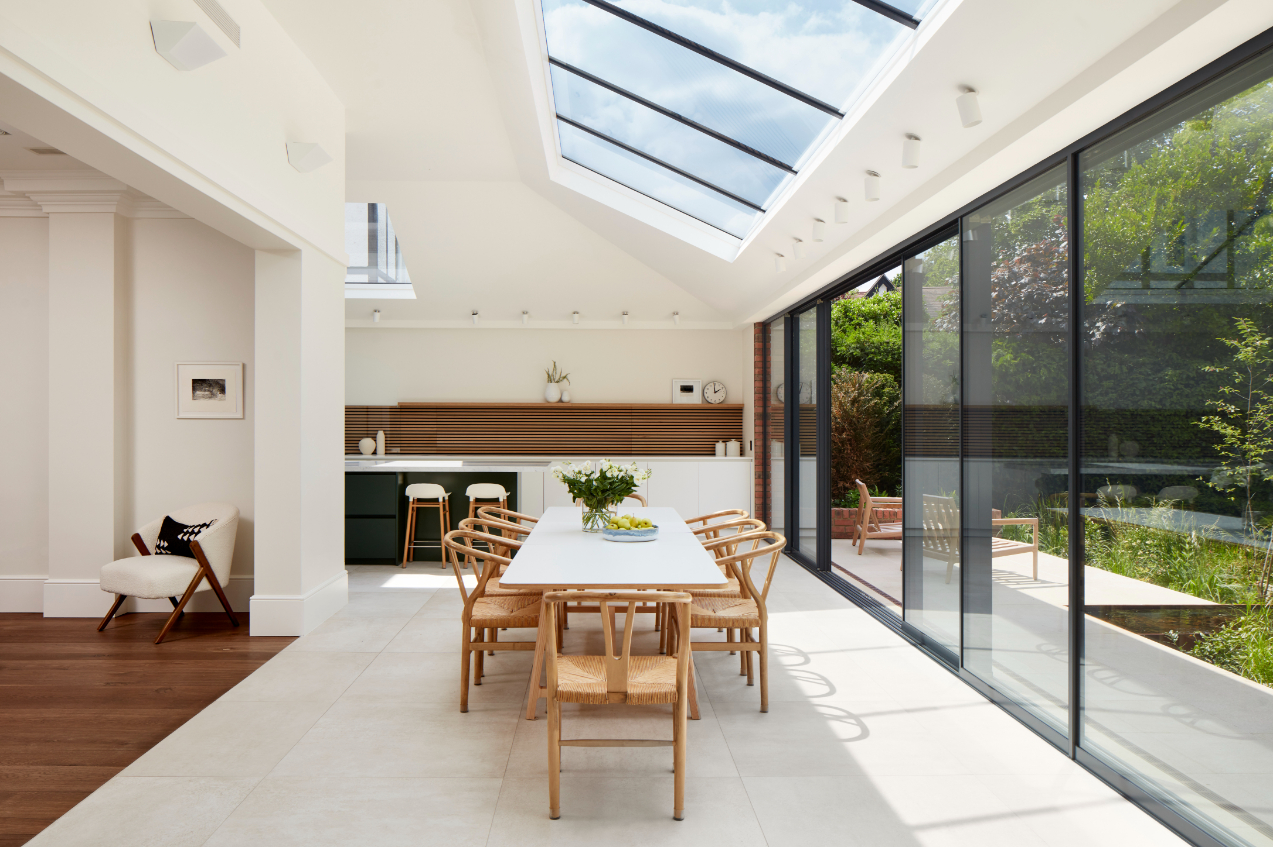 This Edwardian house in London’s Putney was given a refresh with a new addition that maximises both light and views.