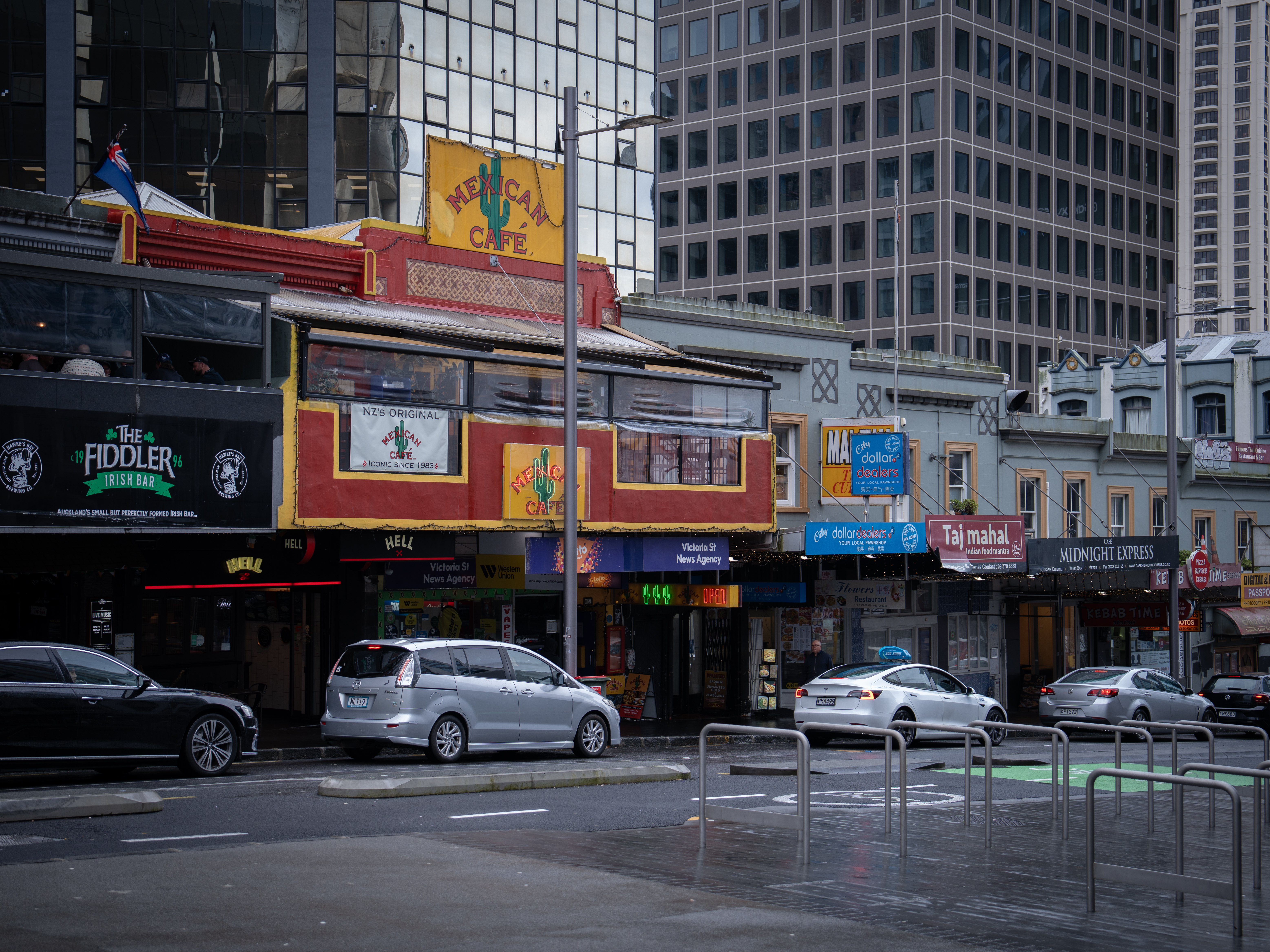 An empty Victoria St West in Auckland’s city centre on a recent Friday afternoon. Photo / Anna Heath