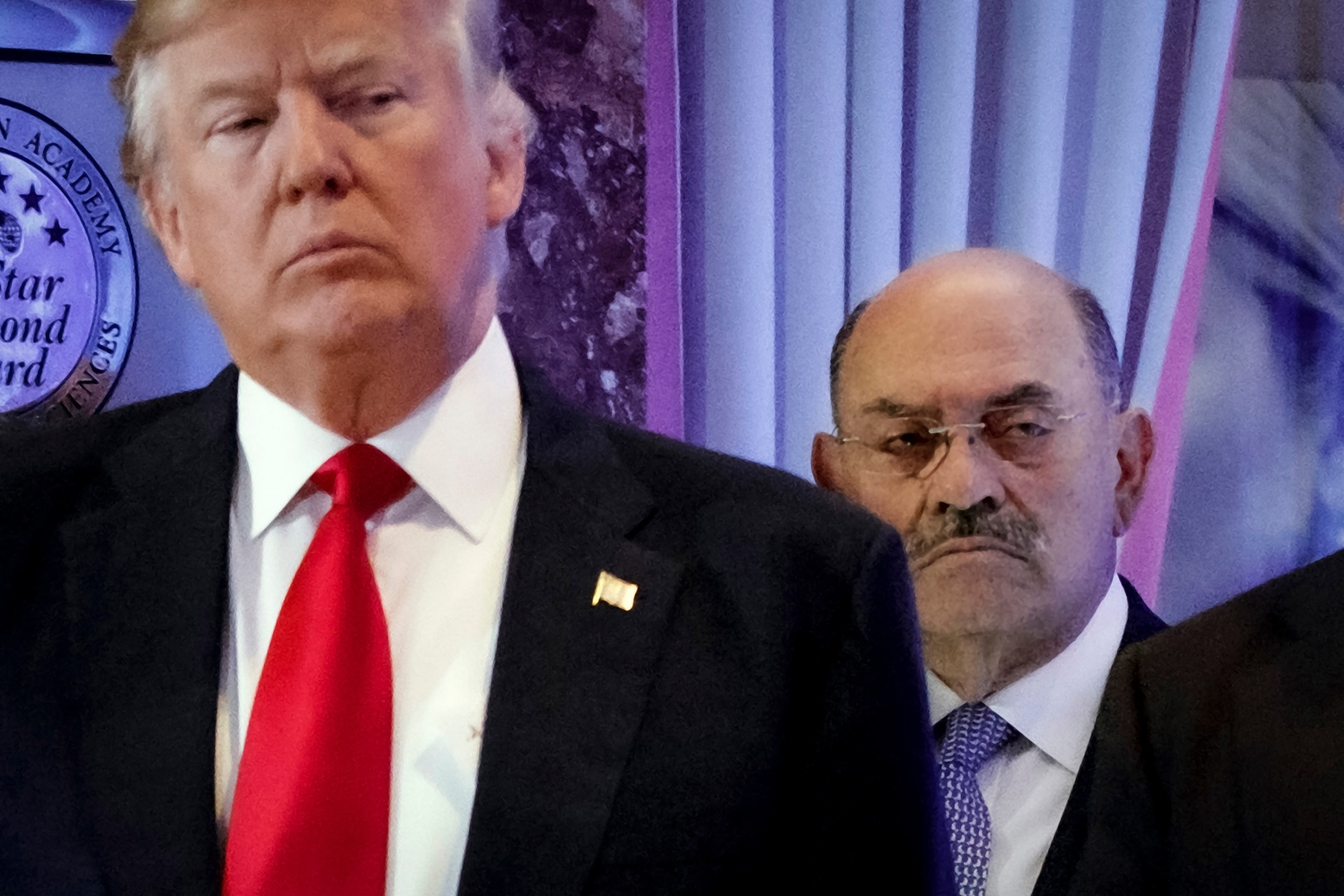 Allen Weisselberg (right). Photo / AP