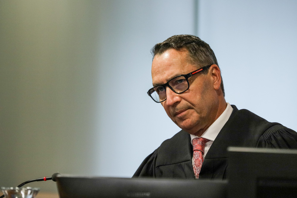 Judge Evangelos Thomas fined Whakaari Management $1 million and ordered it to pay $4.8m in reparations to all victims and their families.  Photo / RNZ