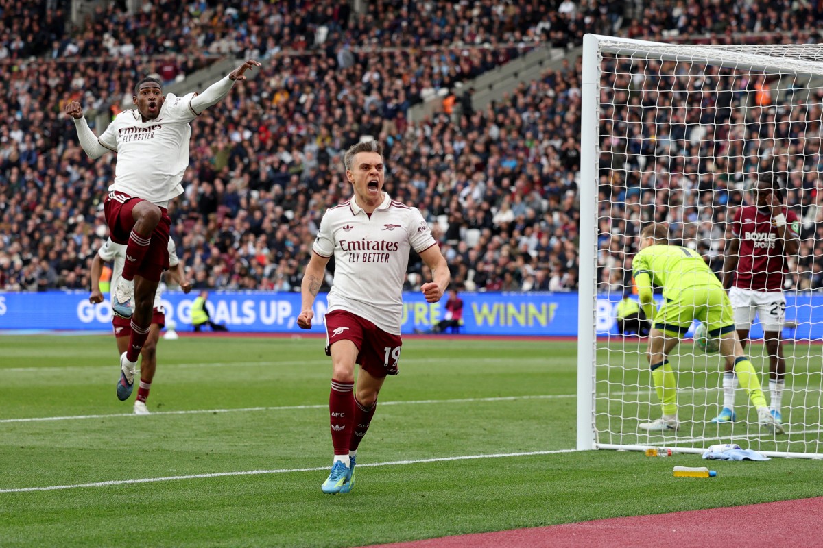 Arsenal are well on track to win the Premier League. Photo / AFP