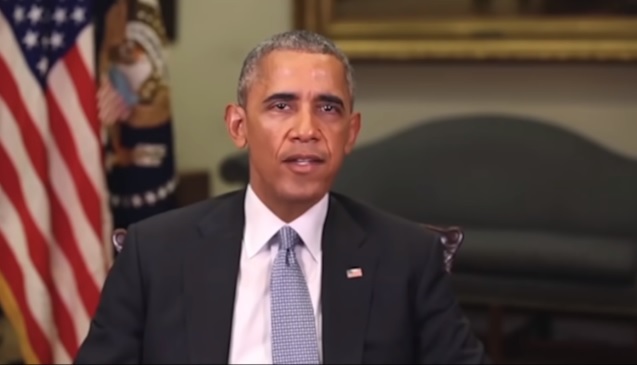 Fooled? A still from a deep fake clip of Barack Obama (see link to video in article). 