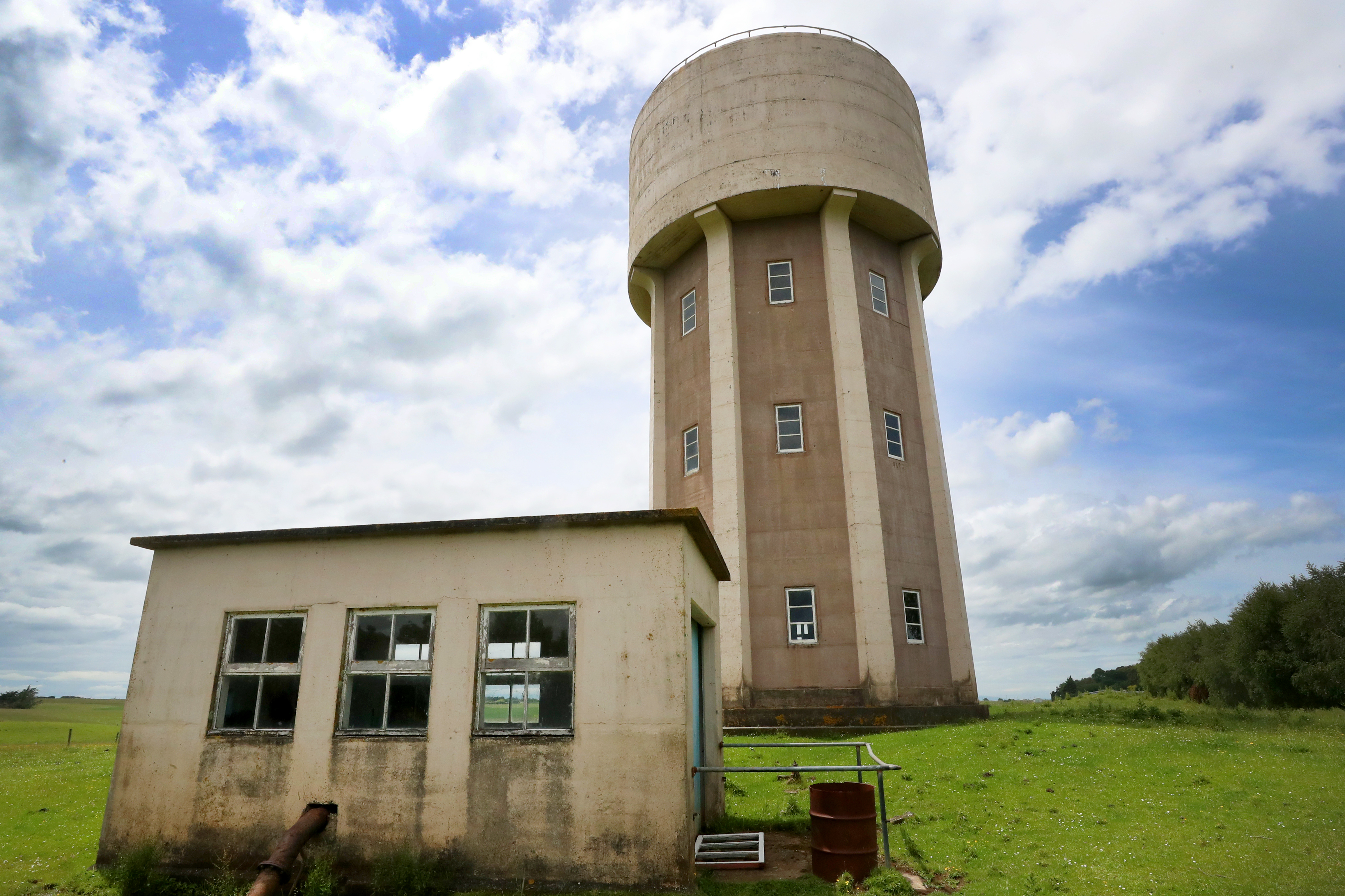 The old Lake Alice water tower. Photo / Bevan Conley