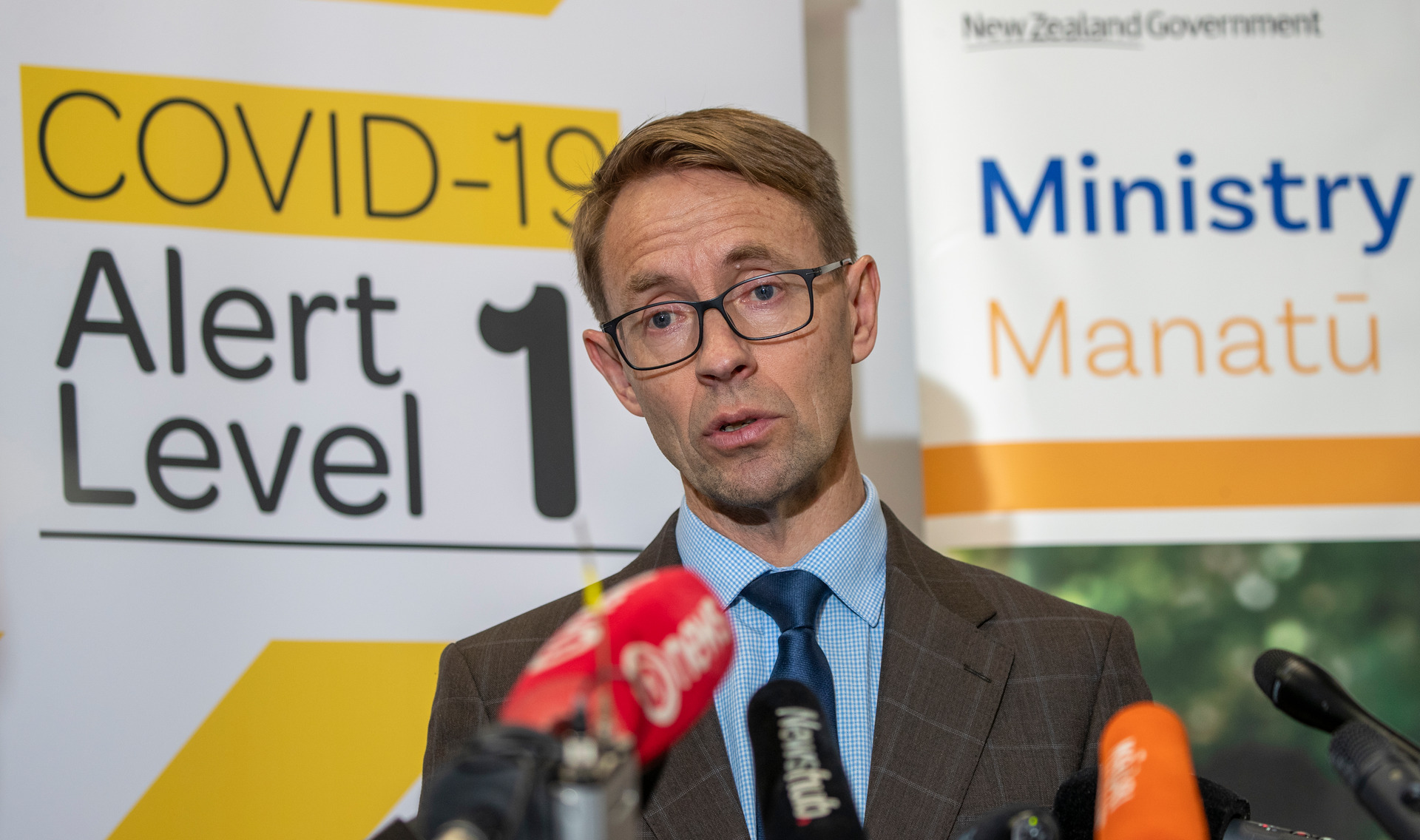 Director general of health Ashley Bloomfield has ruled out food packaging as the source of the August cluster, which ESR scientists say is very hard to prove. Photo / Mark Mitchell