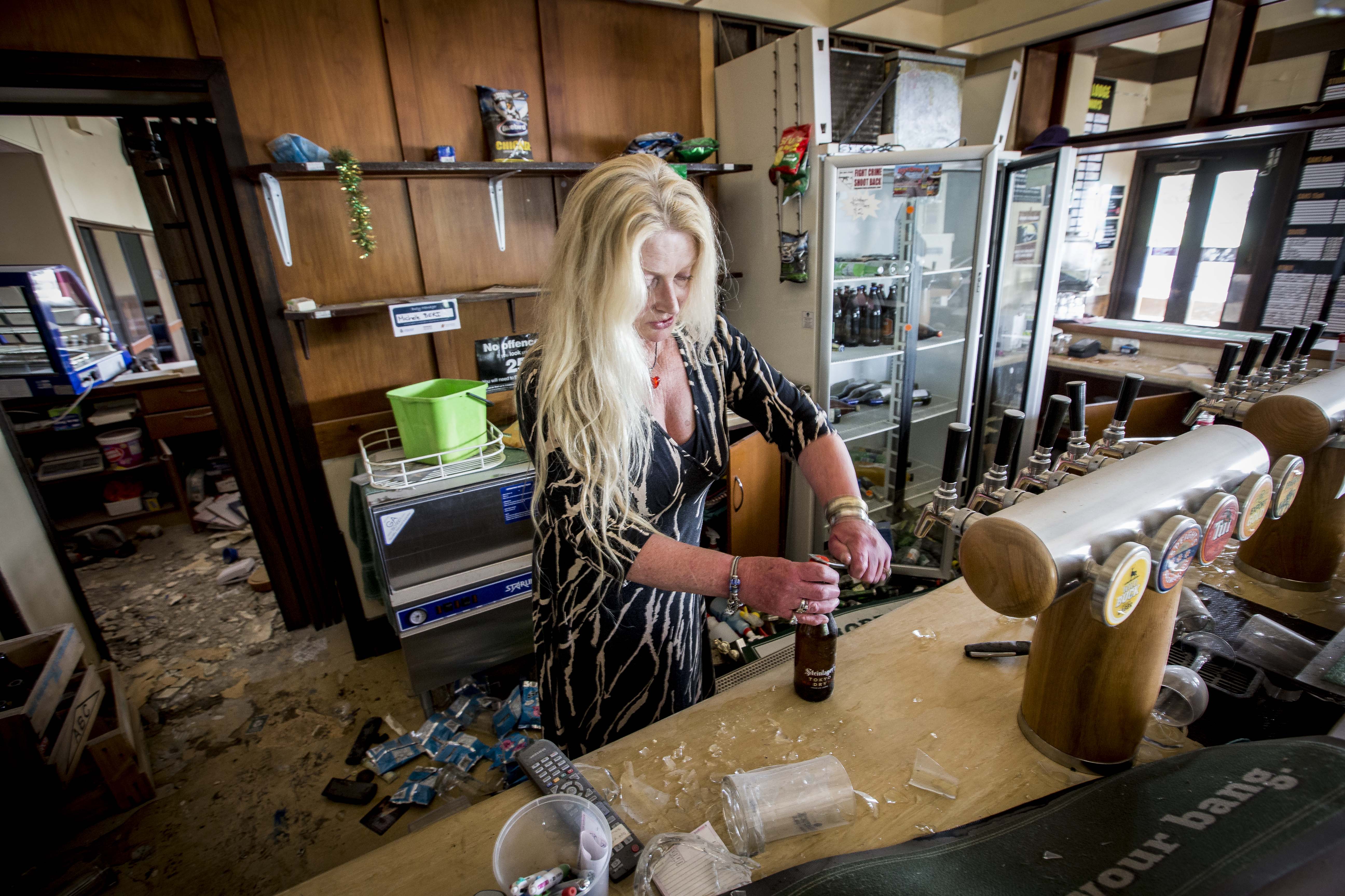 A devastating 7.5 earthquake hit the Kaikoura region overnight causing widespread damage. Photo / Mike Scott