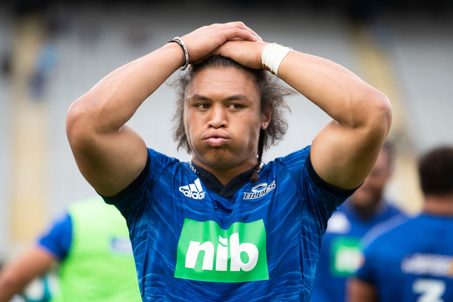 Liam Coombes-Fabling poses during the Chiefs Super Rugby 2022 News Photo  - Getty Images