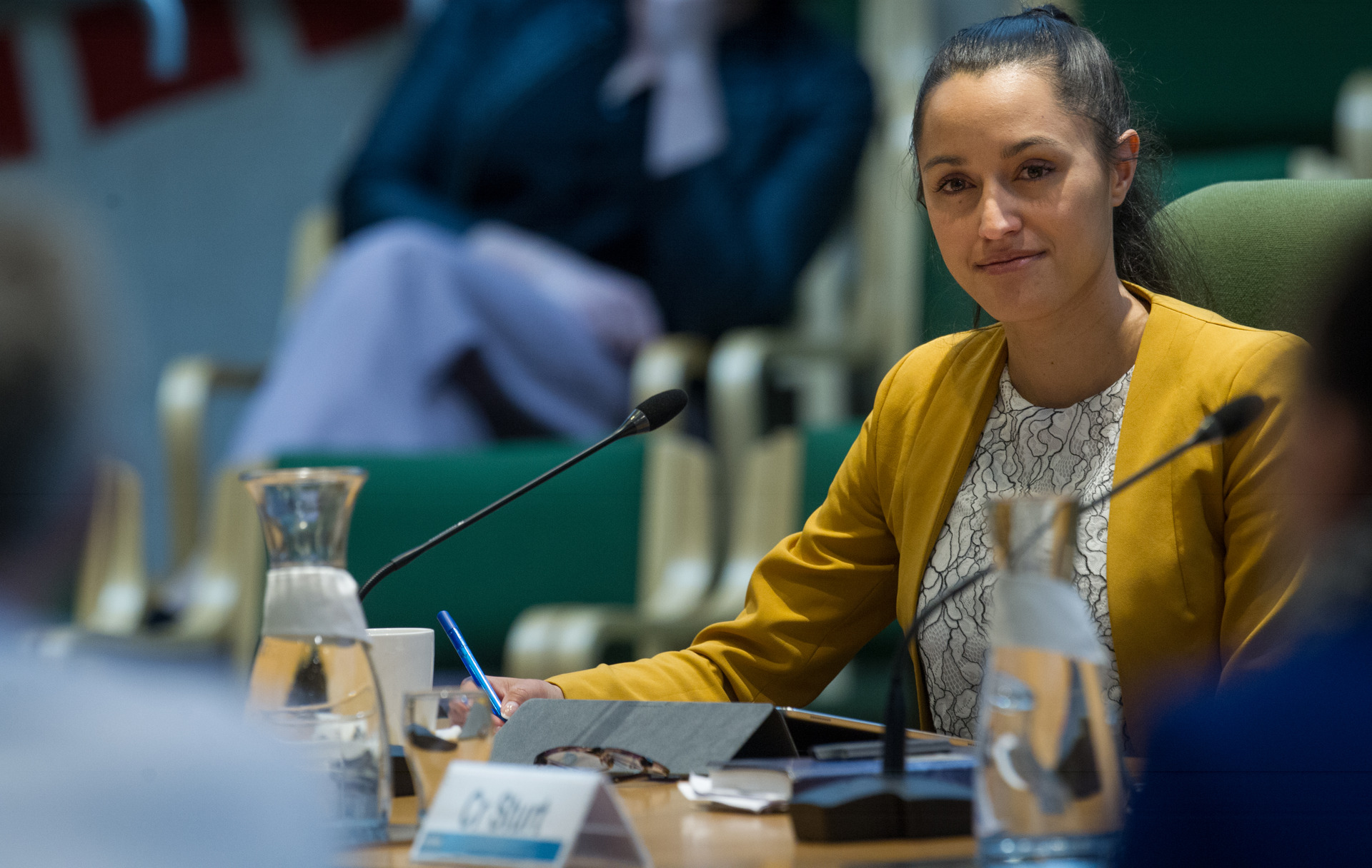 Tania Tapsell at a Rotorua Lakes Council meeting.  Photo / File