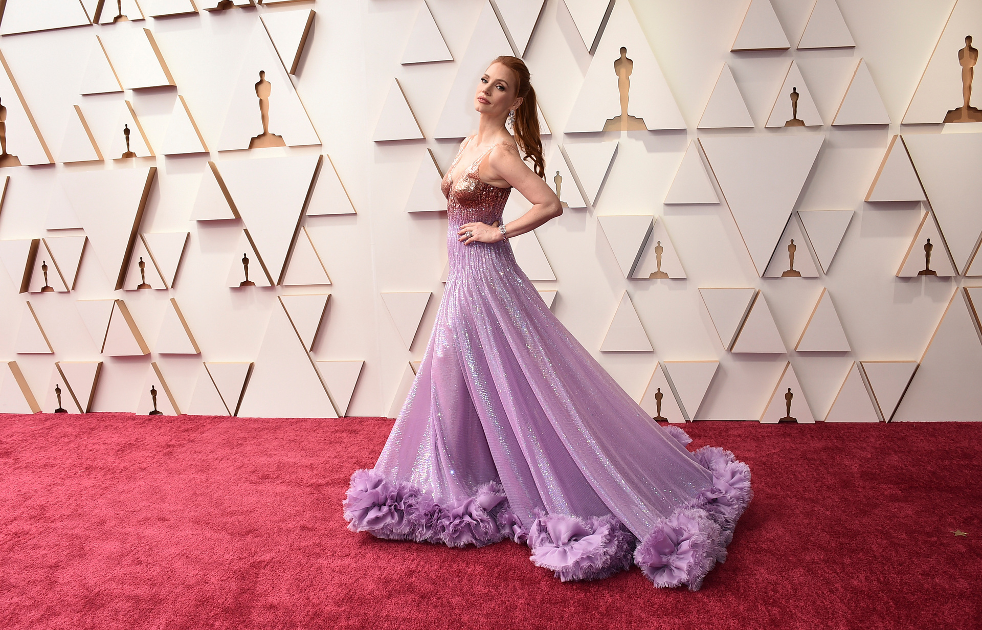 'This is really gross, what I’m going to tell you guys': Chastain opens up about awkward kiss. Photo / AP