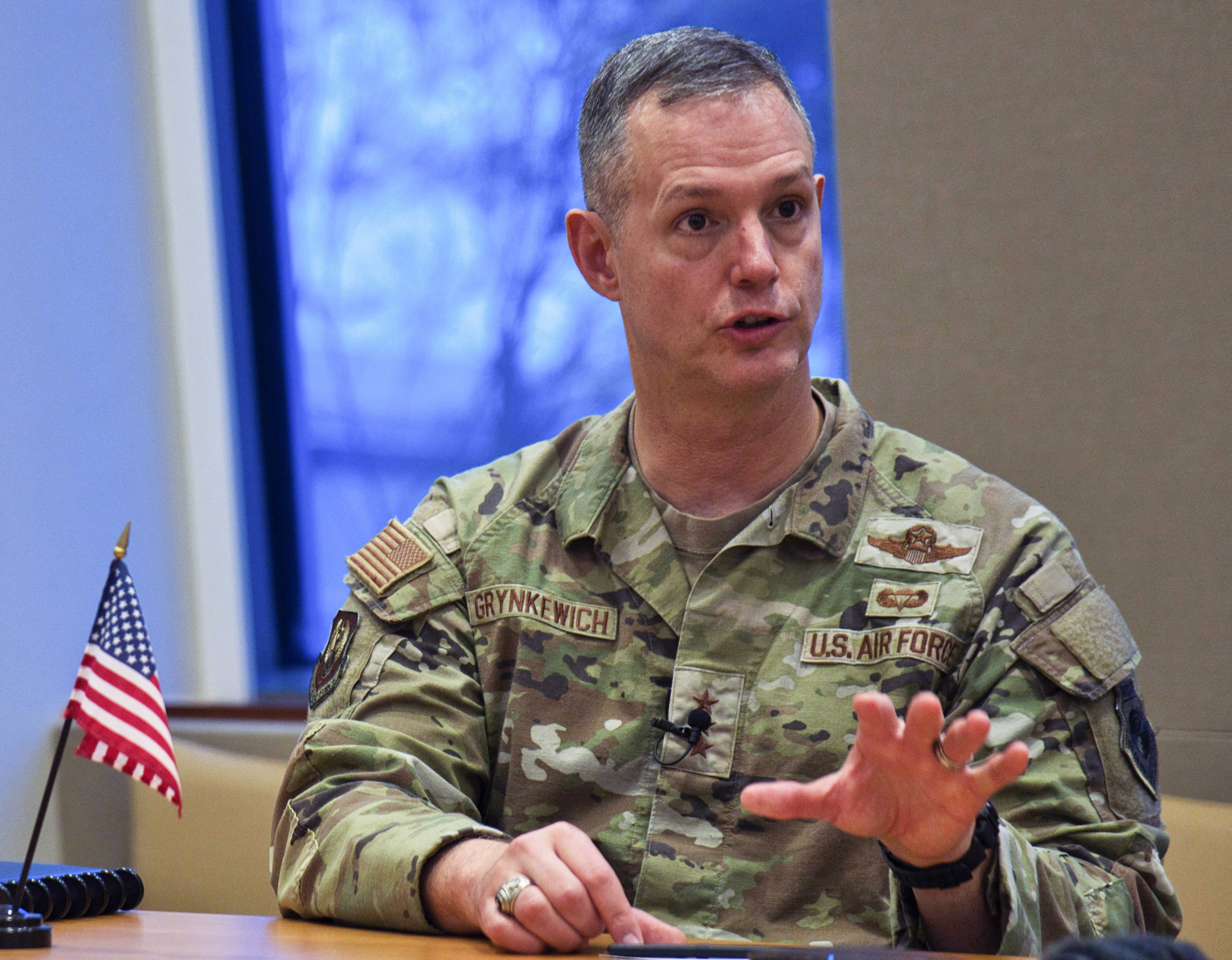 Lt. Gen. Alexus Grynkewich says Houthi rebels in Yemen may be running through their supplies of drone swarms and anti-ship ballistic missiles and the pace of their attacks has slowed a bit. Photo / AP