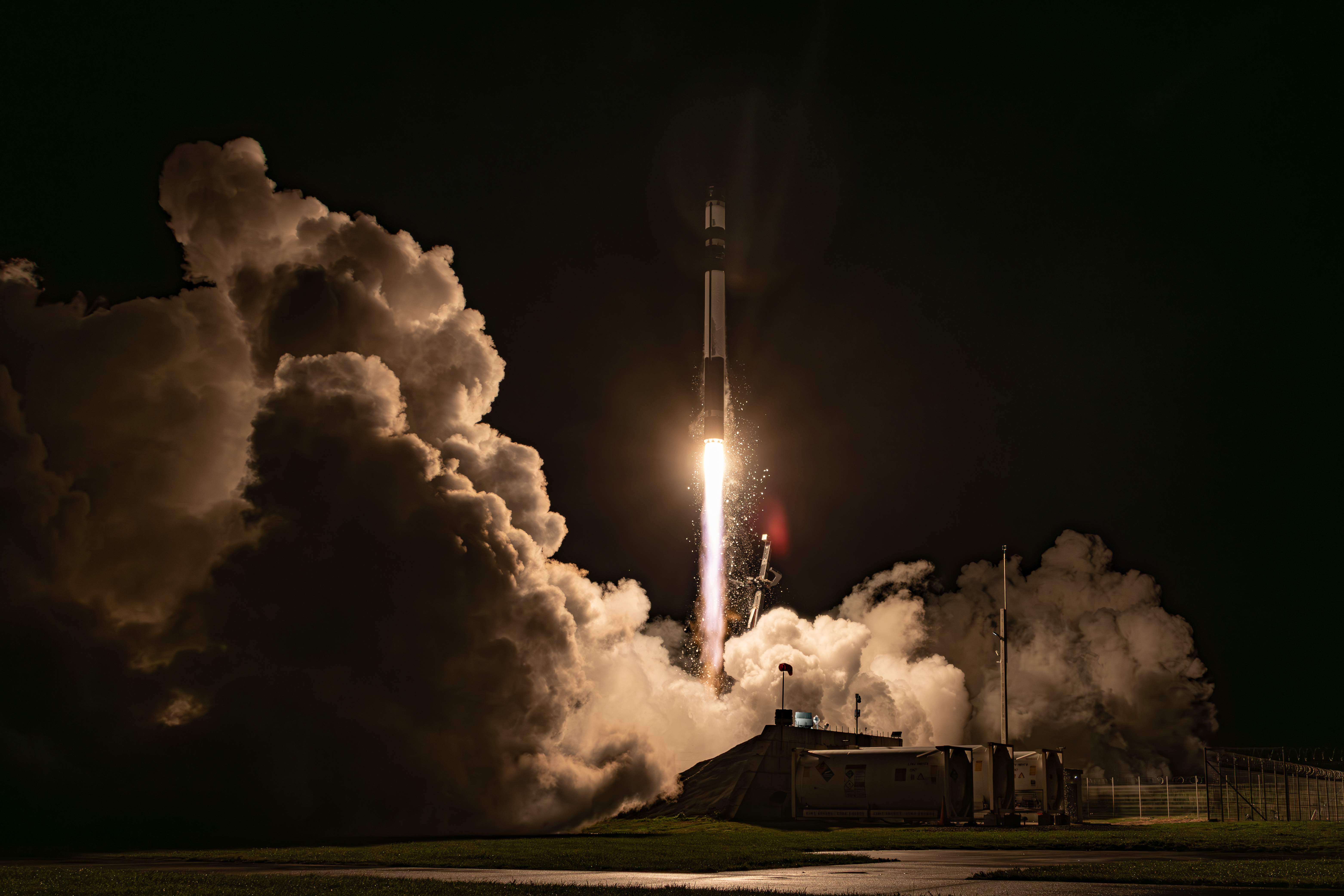 A Rocket Lab Electron vehicle launching from Launch Complex-1 in Mahia. Photo / Rocket Lab