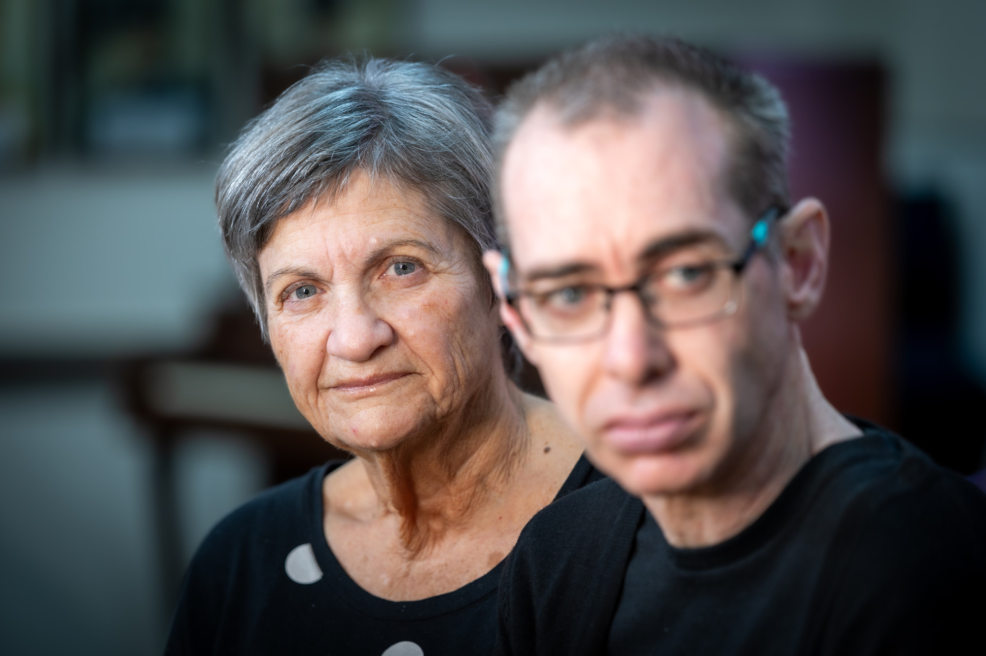 Debbie Sylva with her son Michael Curtin, who has Phelan-McDermid syndrome, a developmental disorder that usually results in severe autism. Photo / Michael Craig