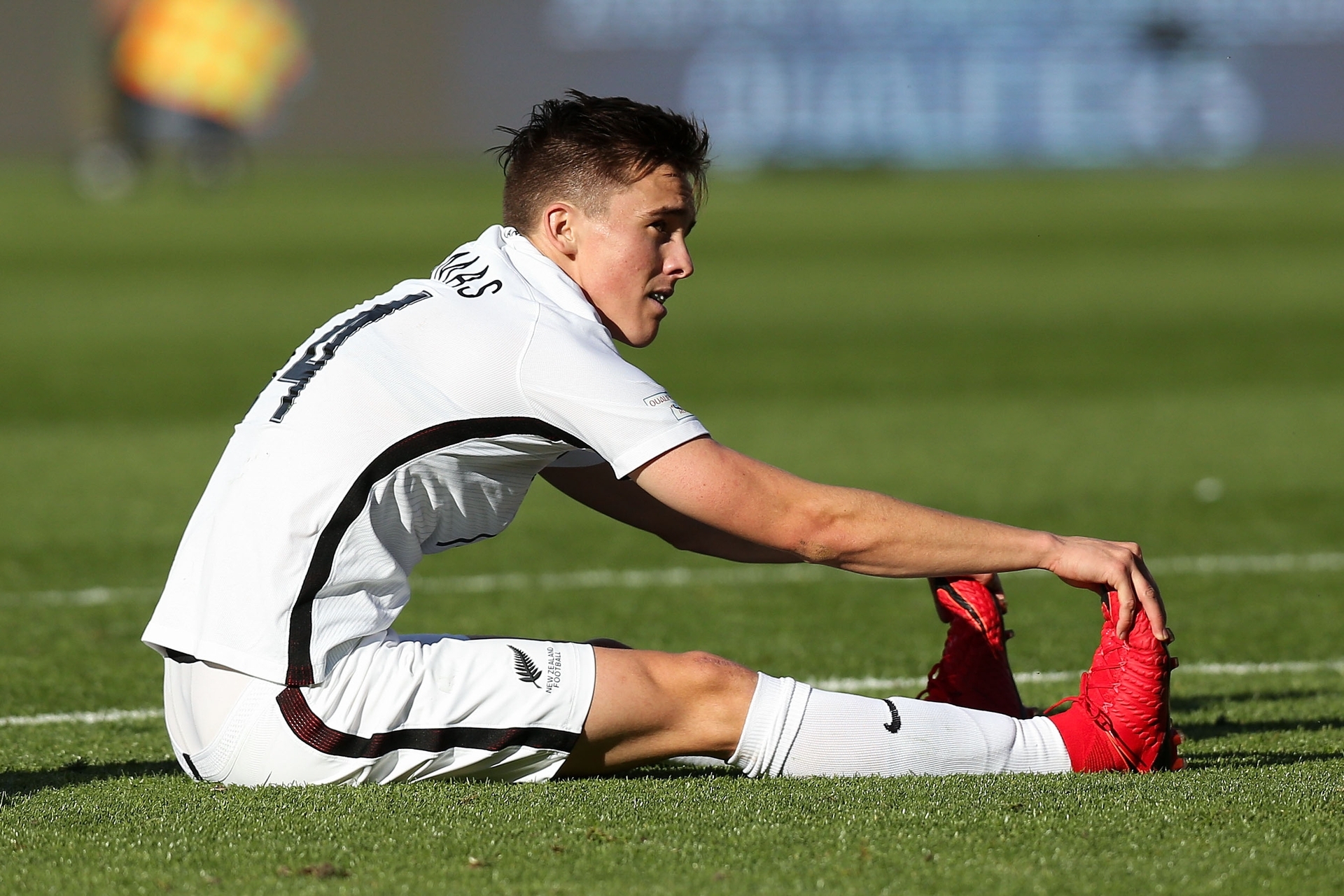 Declan Edge coached Ryan Thomas. Photo / Getty Images