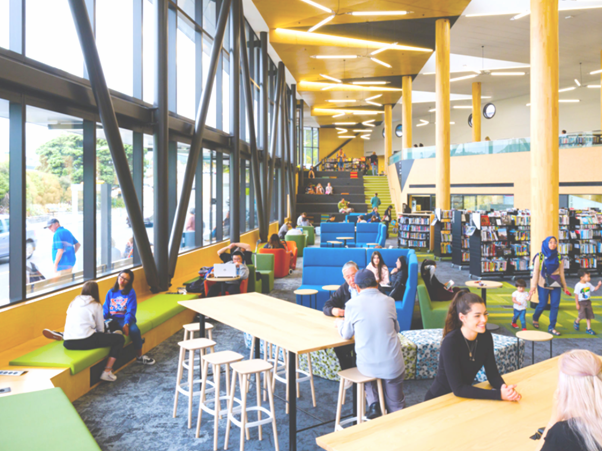 Johnsonville's new library and community hub, Waitohi. Photo / WCC