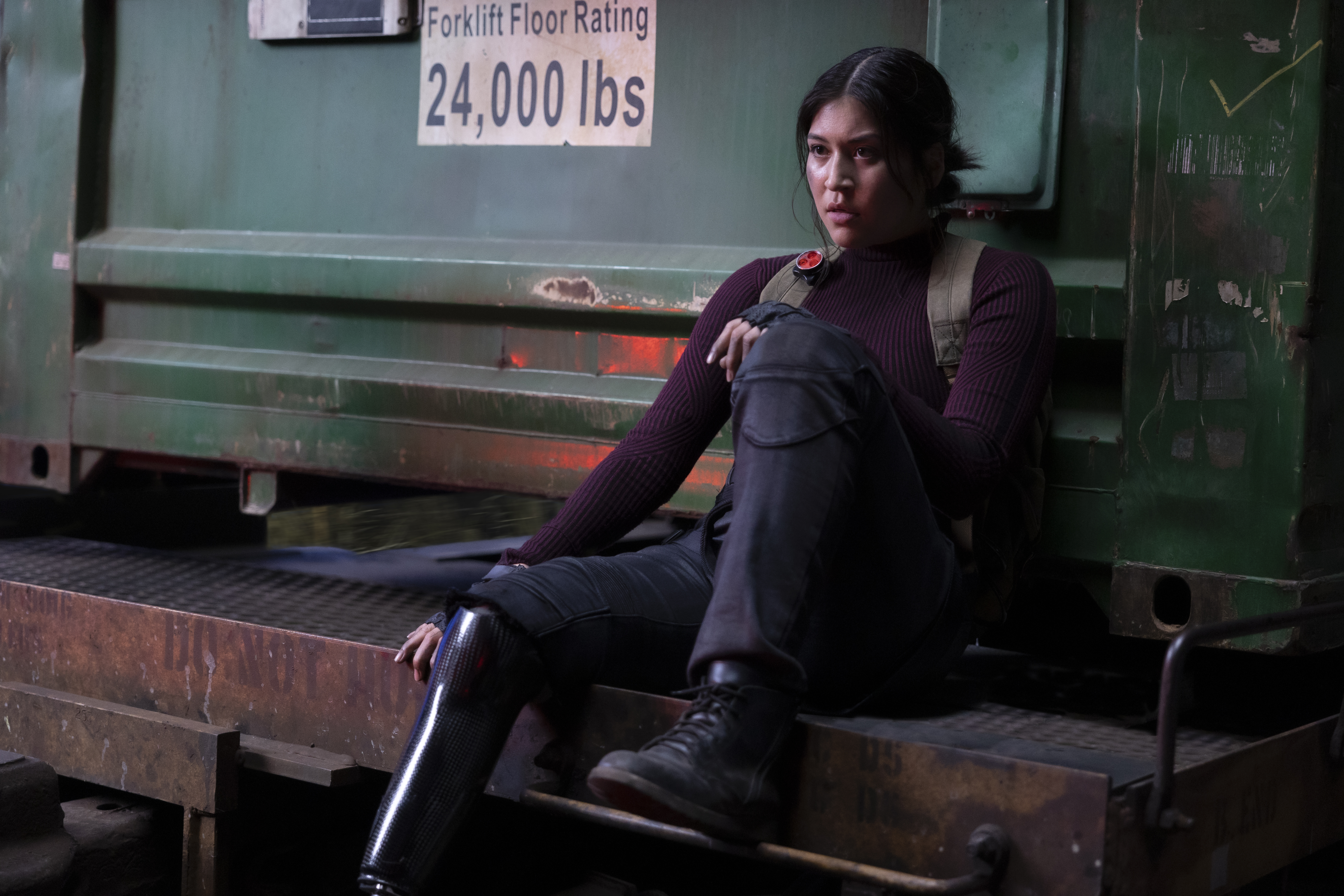 Alaqua Cox as Maya Lopez in Marvel Studios' Echo, exclusively on Disney+. Photo / Marvel Studios 2022