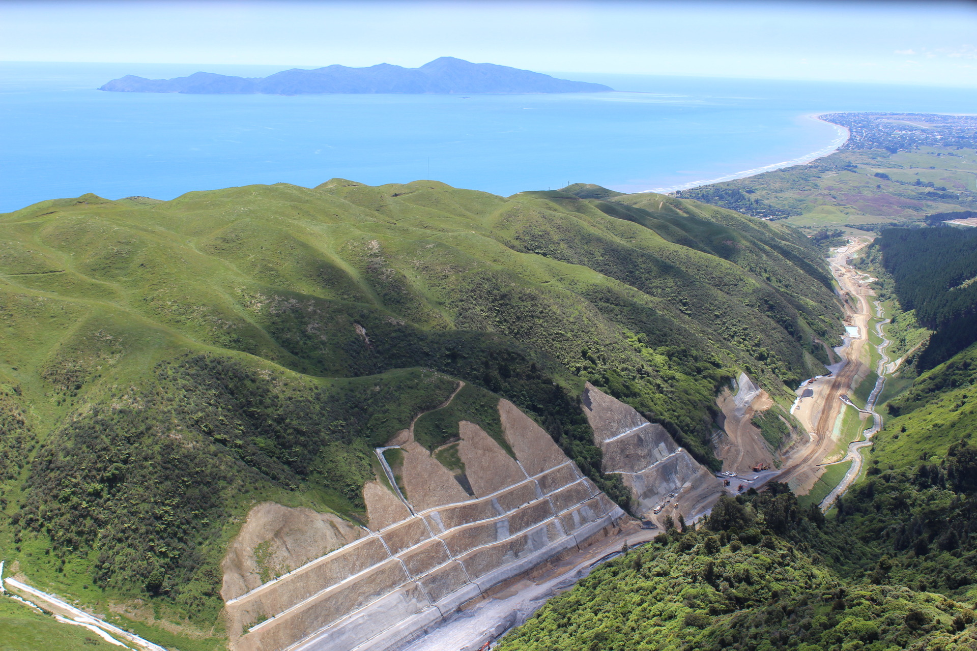 Transmission Gully is a 27 kilometre motorway being built through a public-private partnership. Photo / Rosalie Willis.