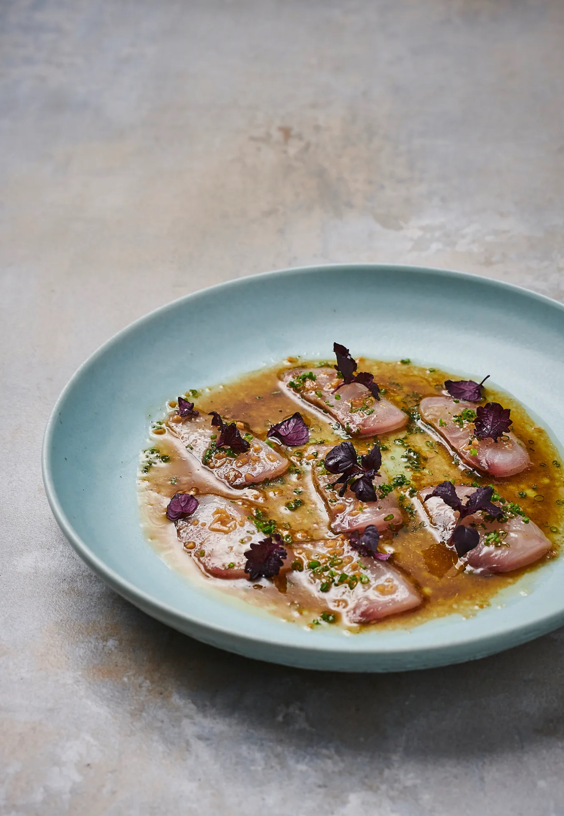 Kingfish sashimi from Koji. Photo / Amber-Jayne Bain