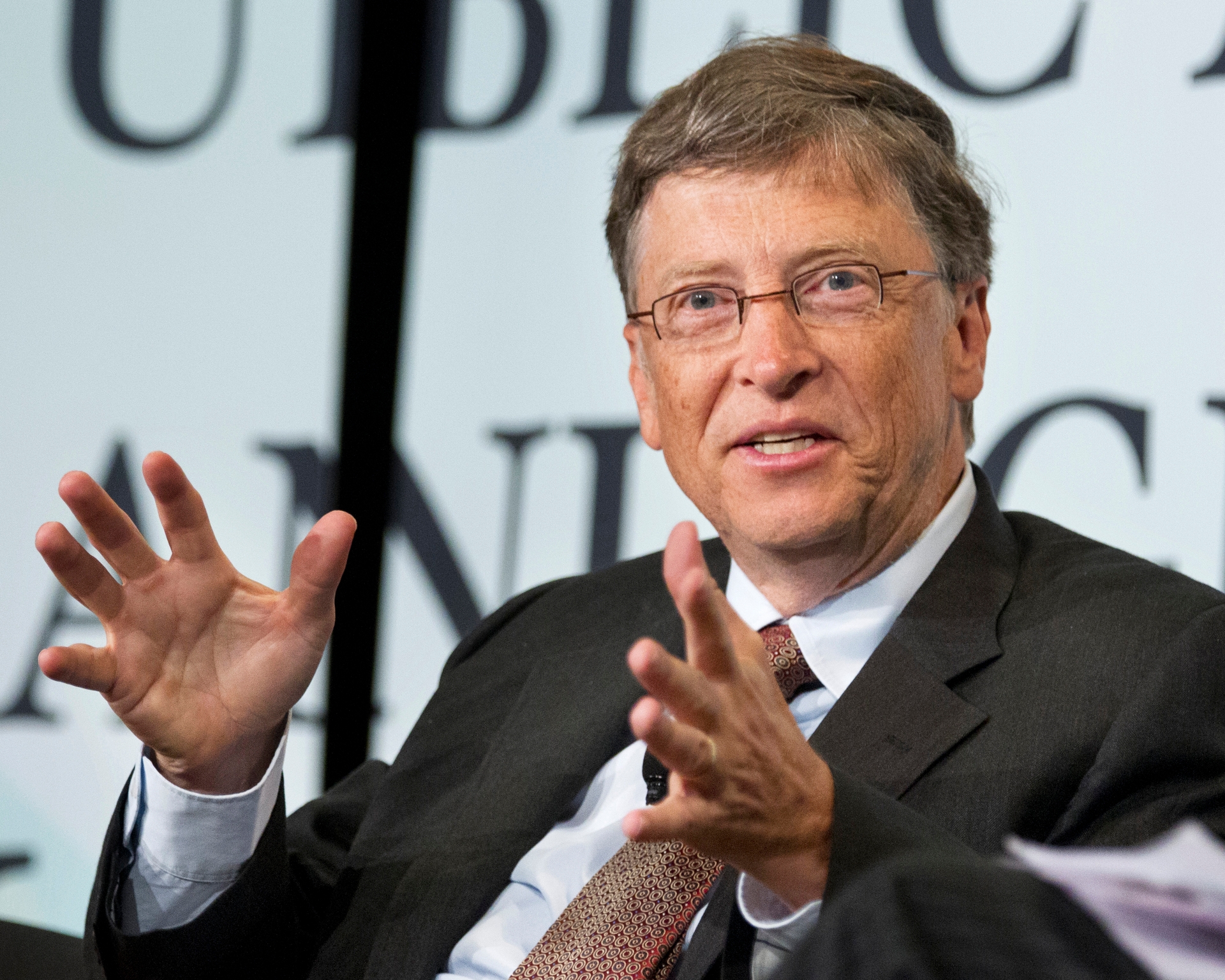 Bill Gates spent a quick break in Queenstown - his jet was spotted at Christchurch airport.  Photo / AP