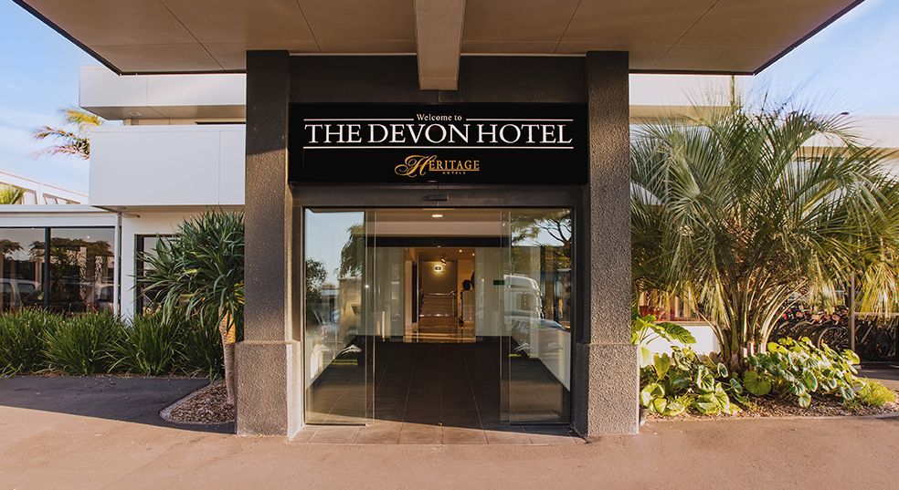 The engineer stayed at New Plymouth's Devon Hotel on Tuesday night. Photo / Supplied