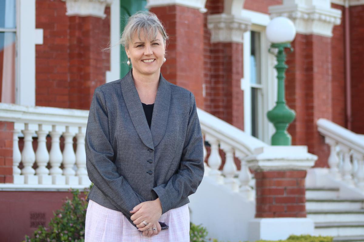 Jo Walshe is the principal of St Kevin’s College in Oamaru. Photo / Kayla Hodge