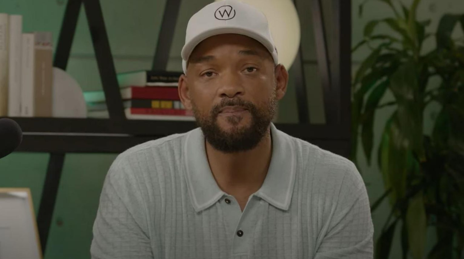 Will Smith addressing fans on his YouTube channel. Photo / YouTube 