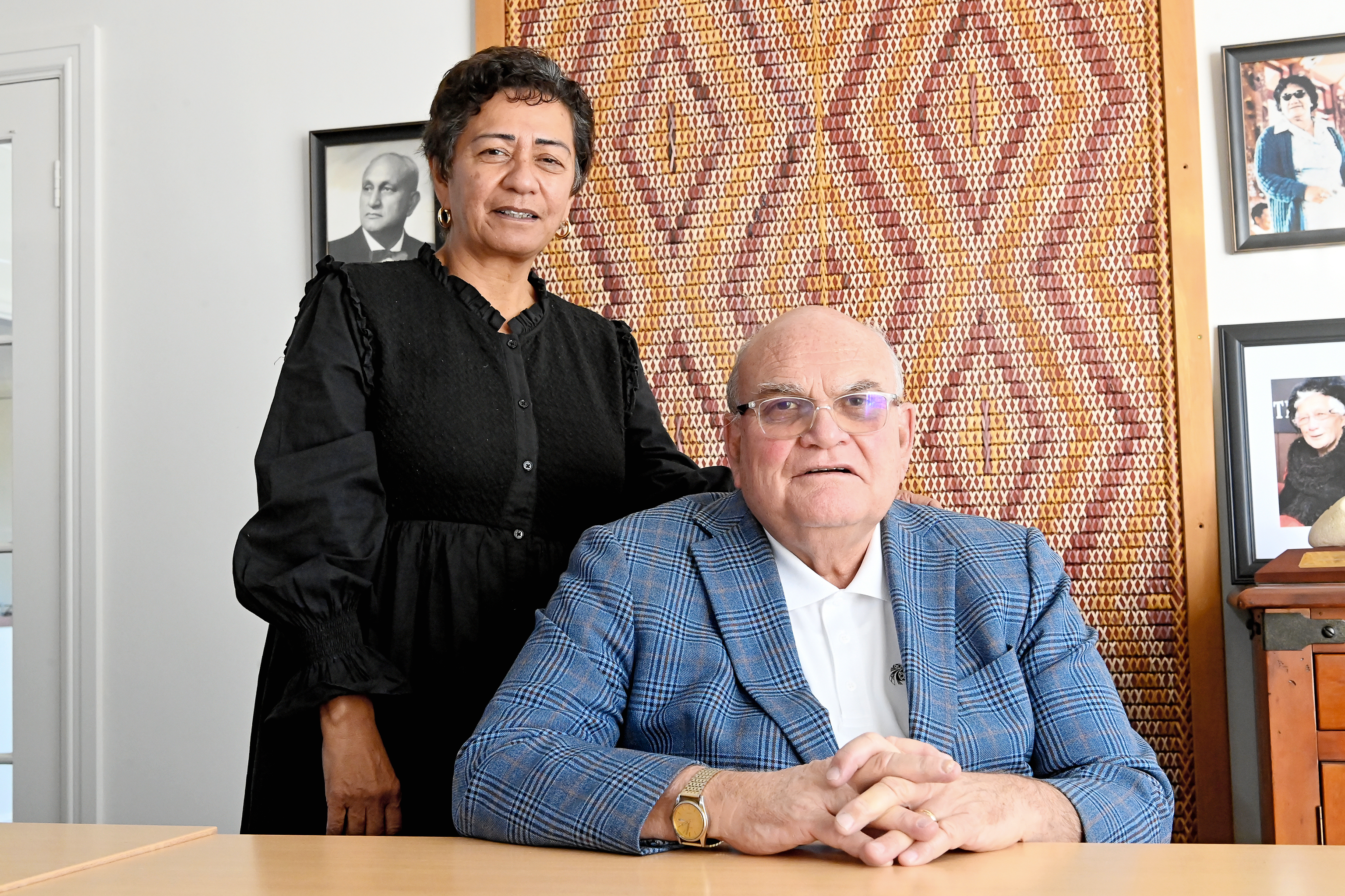 Lady Amohaere Houkamau and her husband Sir Selwyn Parata.