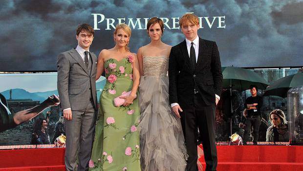 Rupert Grint and Emma Watson have also publicly disagreed with the author's views. Photo / Getty Images