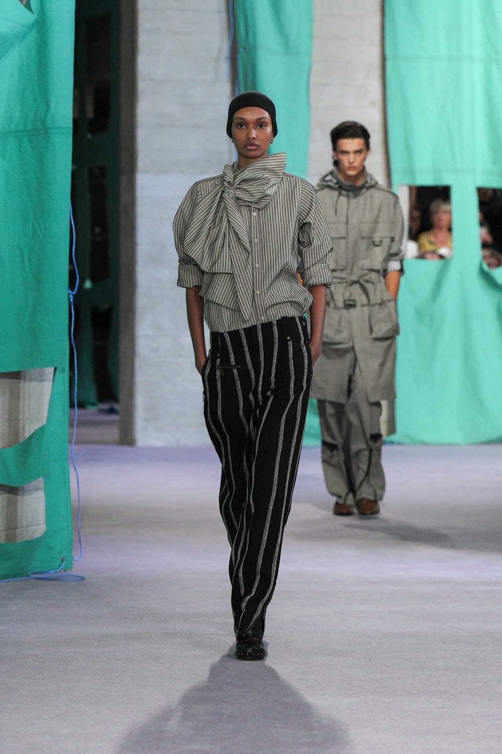 Not all looks were overtly pulled from the house codes.
