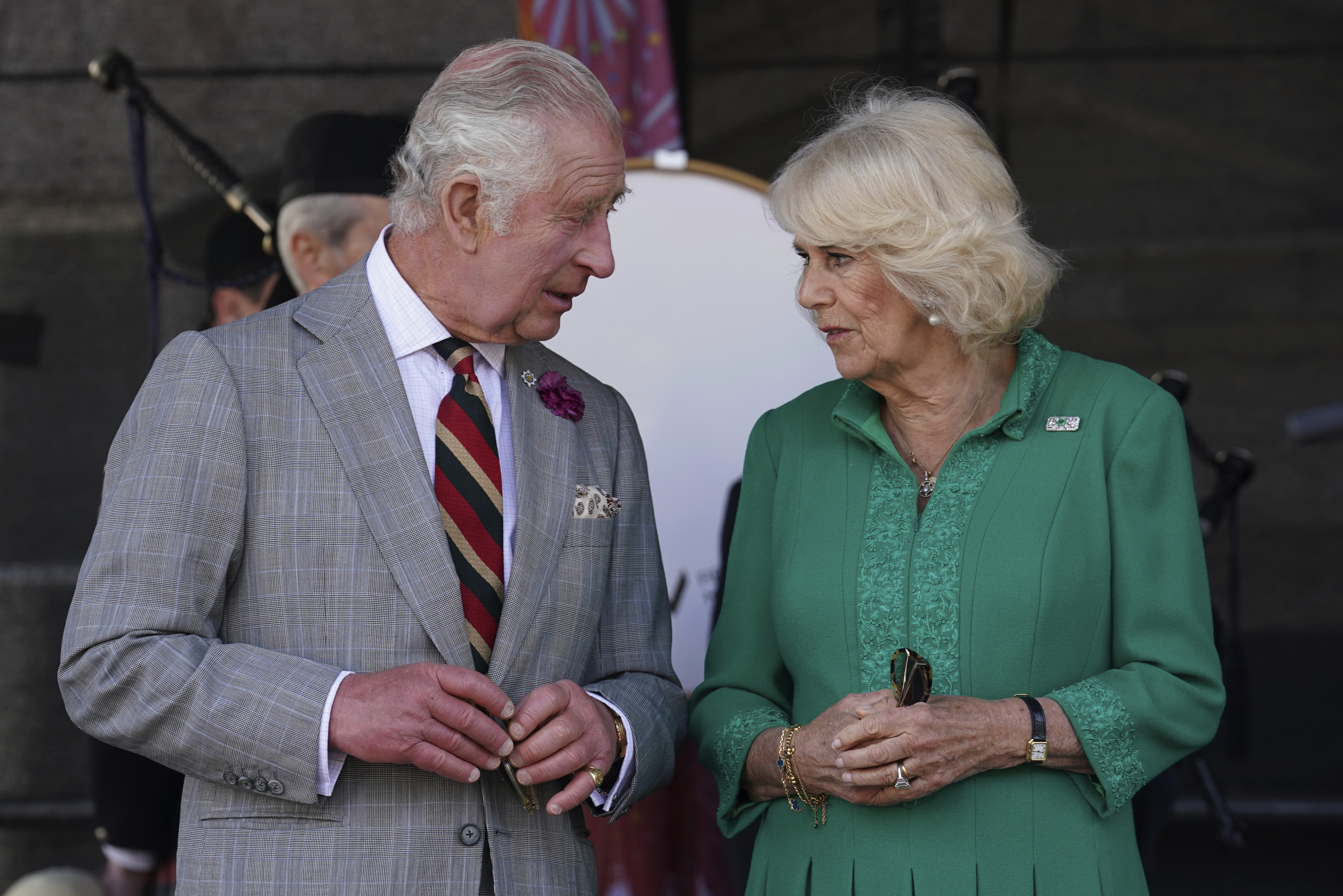 King Charles (left) and Queen Camilla (right) will be in Samoa, where Christopher Luxon is set to meet the King. Photo / AP