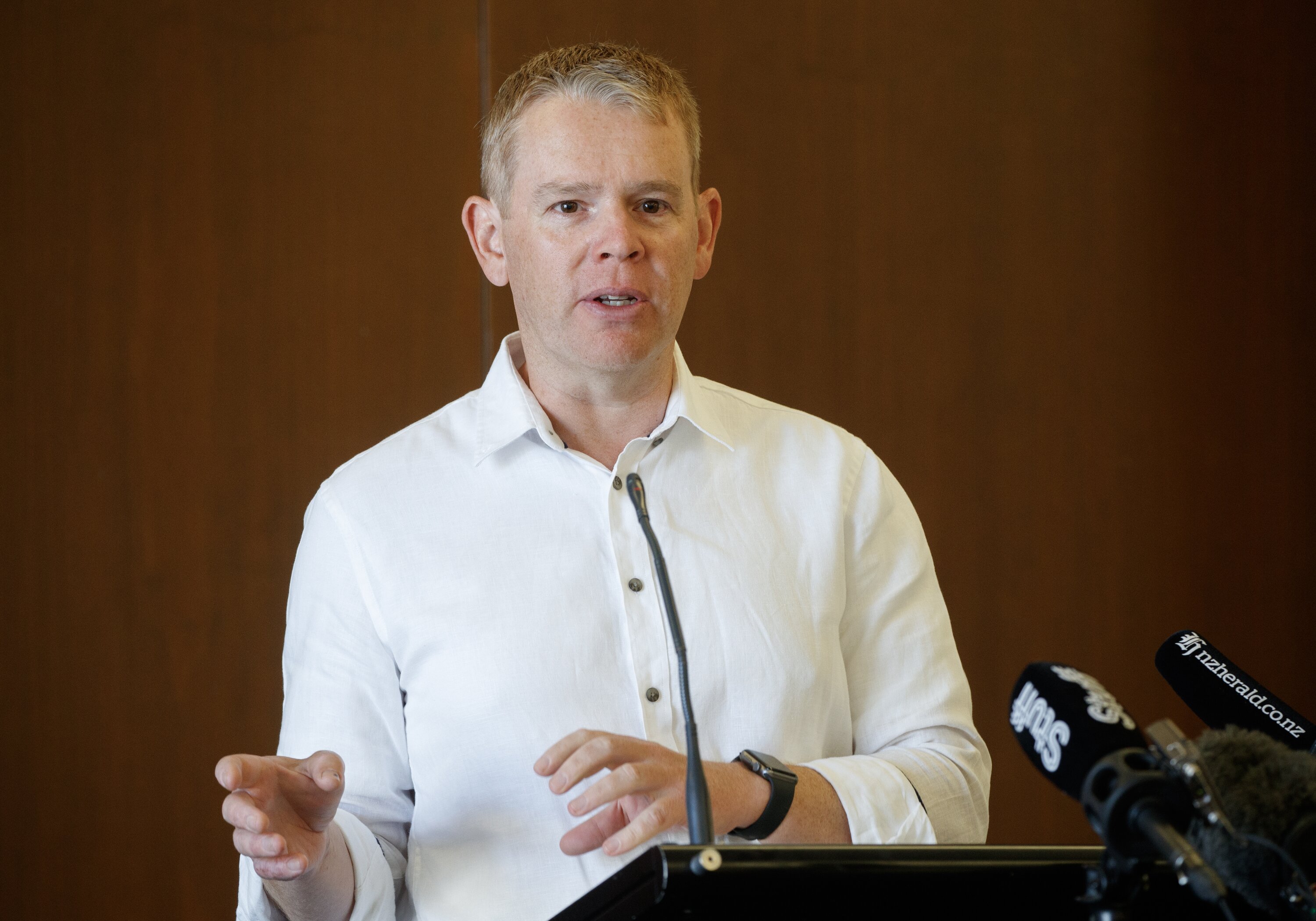 Labour leader Chris Hipkins. Photo / Mark Mitchell