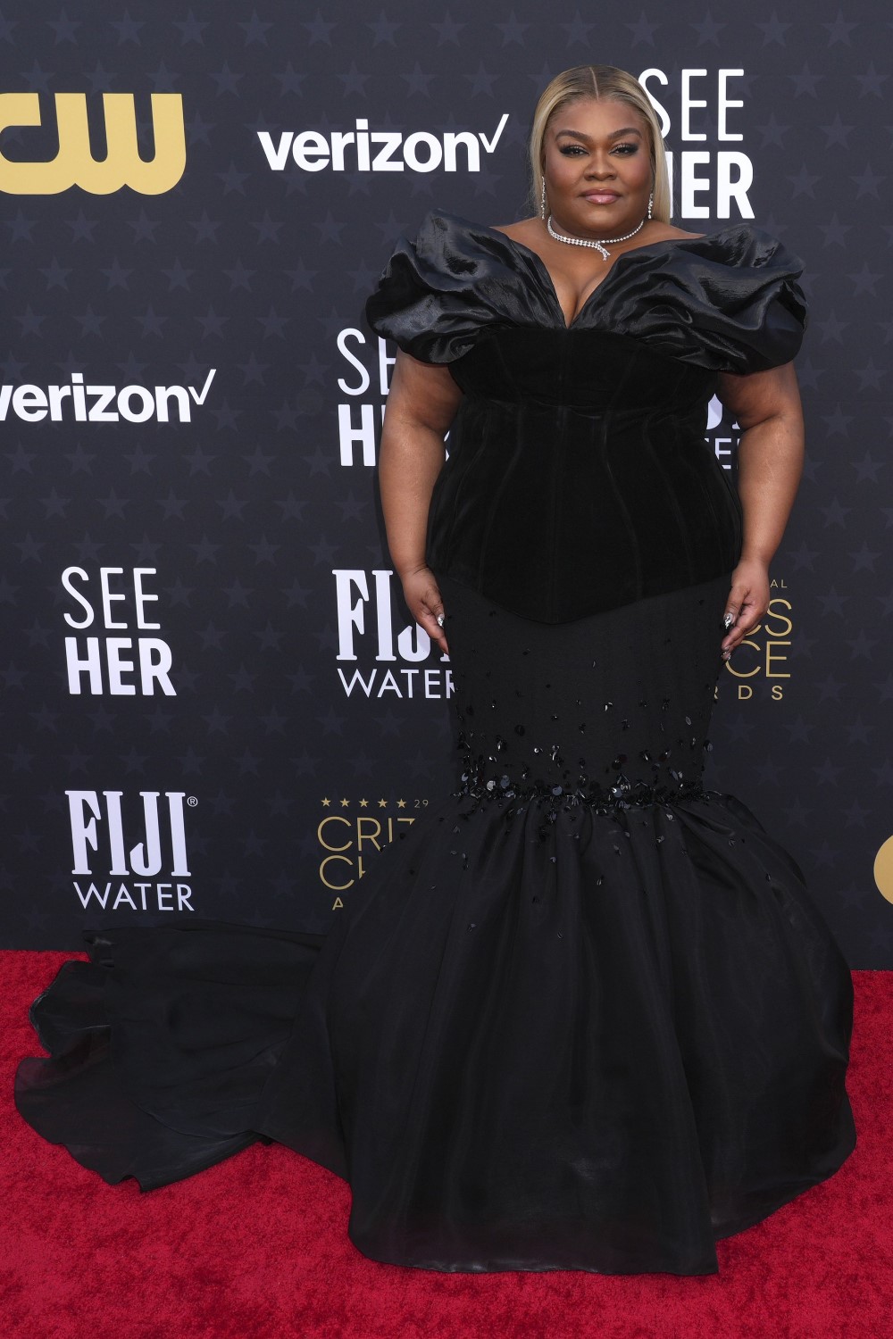 Da’Vine Joy Randolph at the 29th Critics Choice Awards. Photo / Jordan Strauss, AP