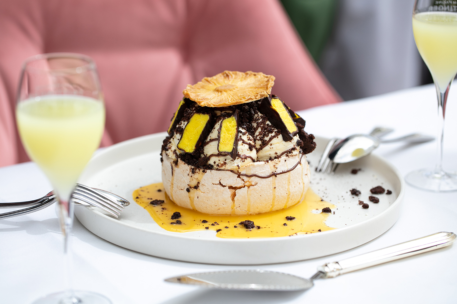 The pineapple pavlova. Photo / Babiche Martens