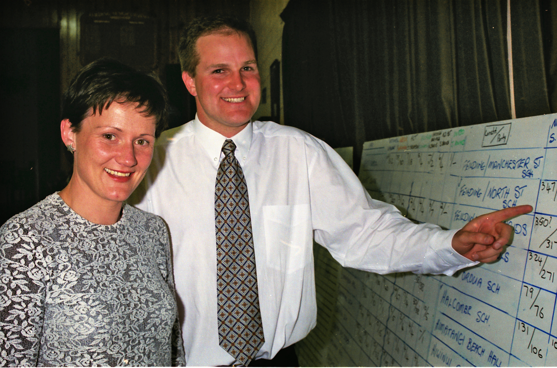 Suze Redmayne, pictured back in 1999, when she was campaign manager for Simon Power. Photo / NZME 