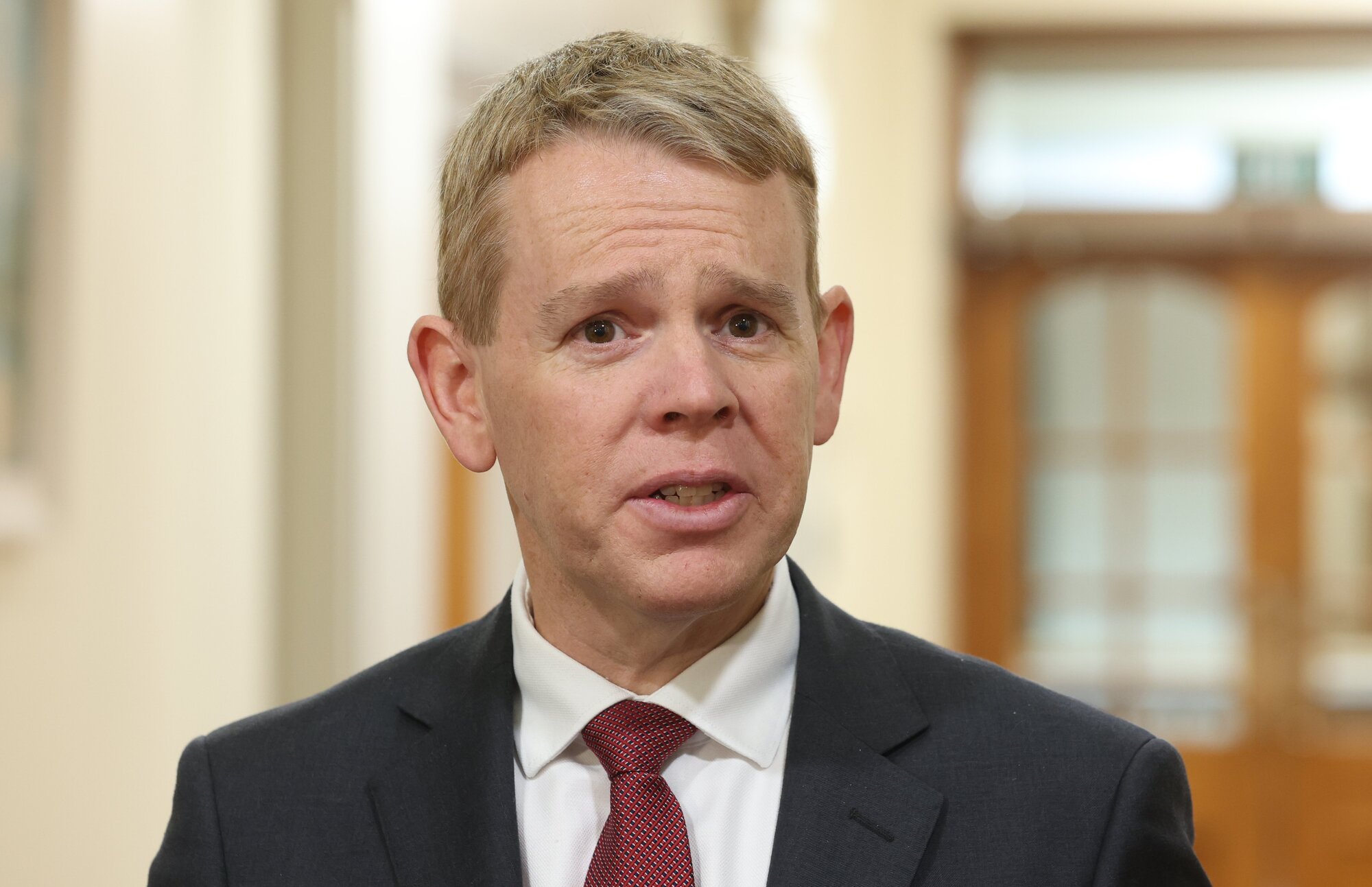 Labour leader Chris Hipkins can, like all MPs, receive taxpayer superannuation contributions worth up to $62,000 a year under the current scheme. Photo / Mark Mitchell