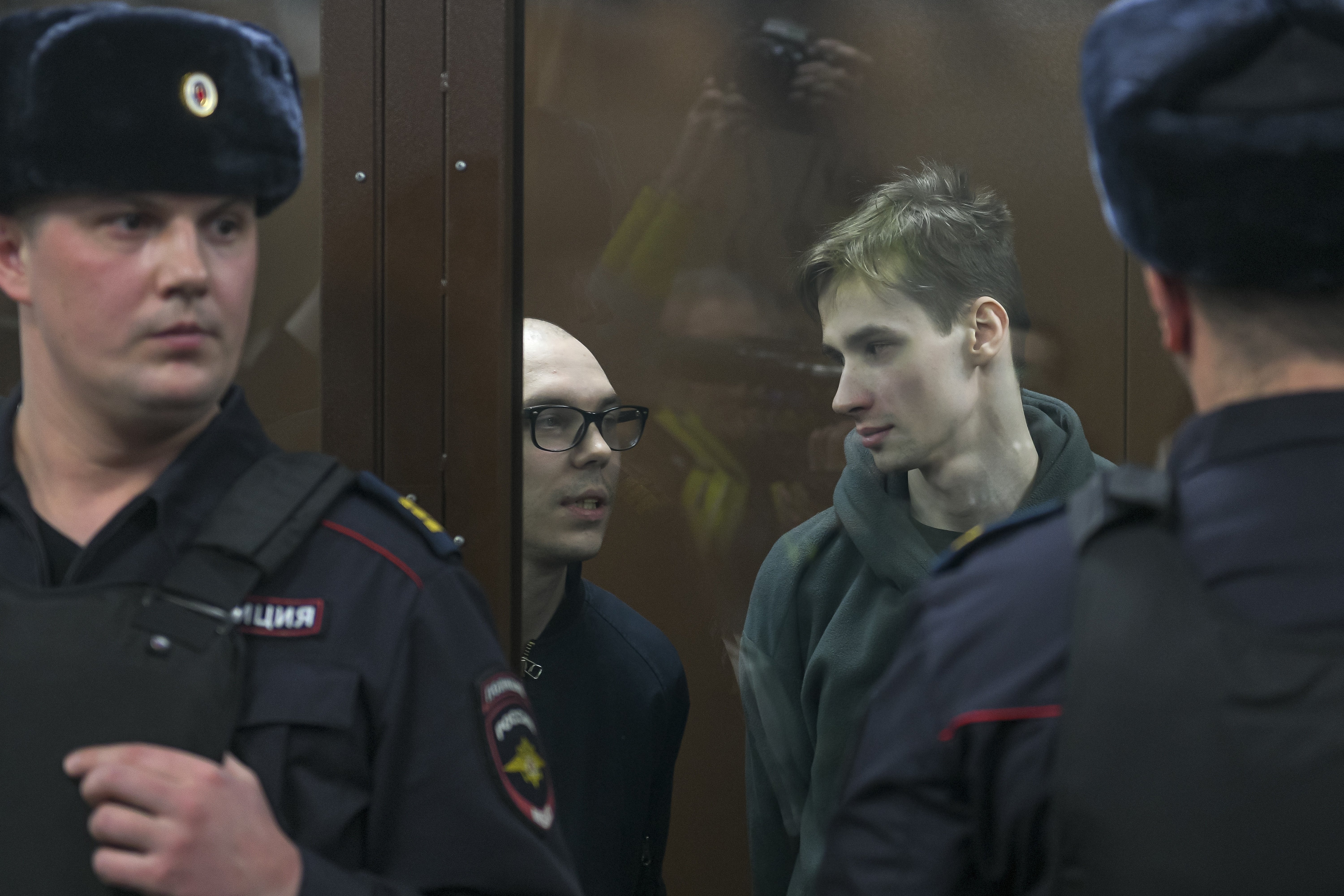 Artyom Kamardin was given a seven-year prison sentence for reciting verses against Russia's war in Ukraine, a tough punishment that comes during a relentless Kremlin crackdown on dissent. Photo / AP