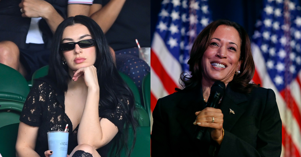 An unlikely pop and politics power couple: Charli XCX and Kamala Harris. Harris' kudos has sky-rocketed after Charli XCX's endorsement. Photos / Getty Images