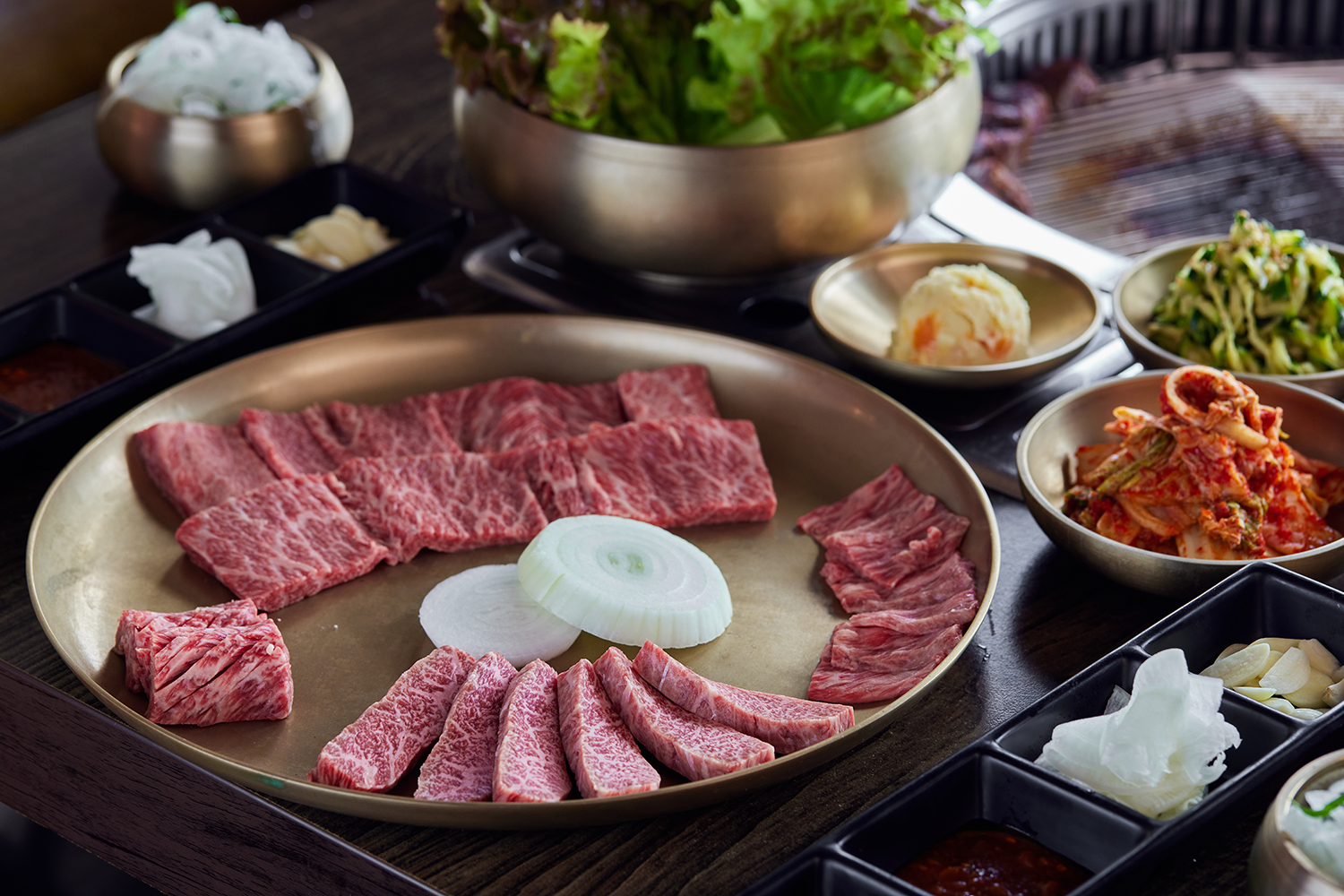 The wagyu beef barbecue on the menu at Korean restaurant Jami. Photo / Babiche Martens