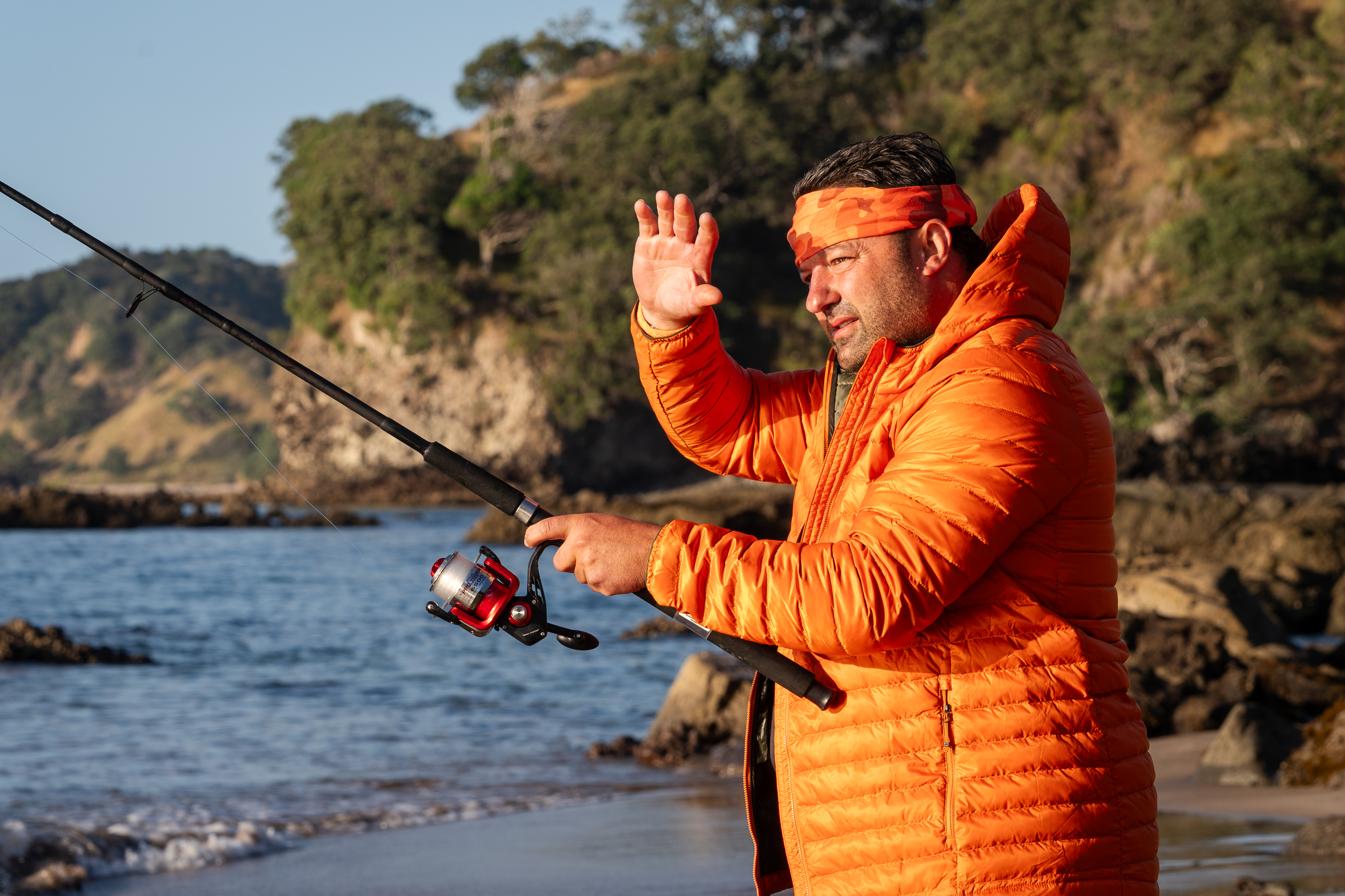 In his happy place. Photo / TVNZ