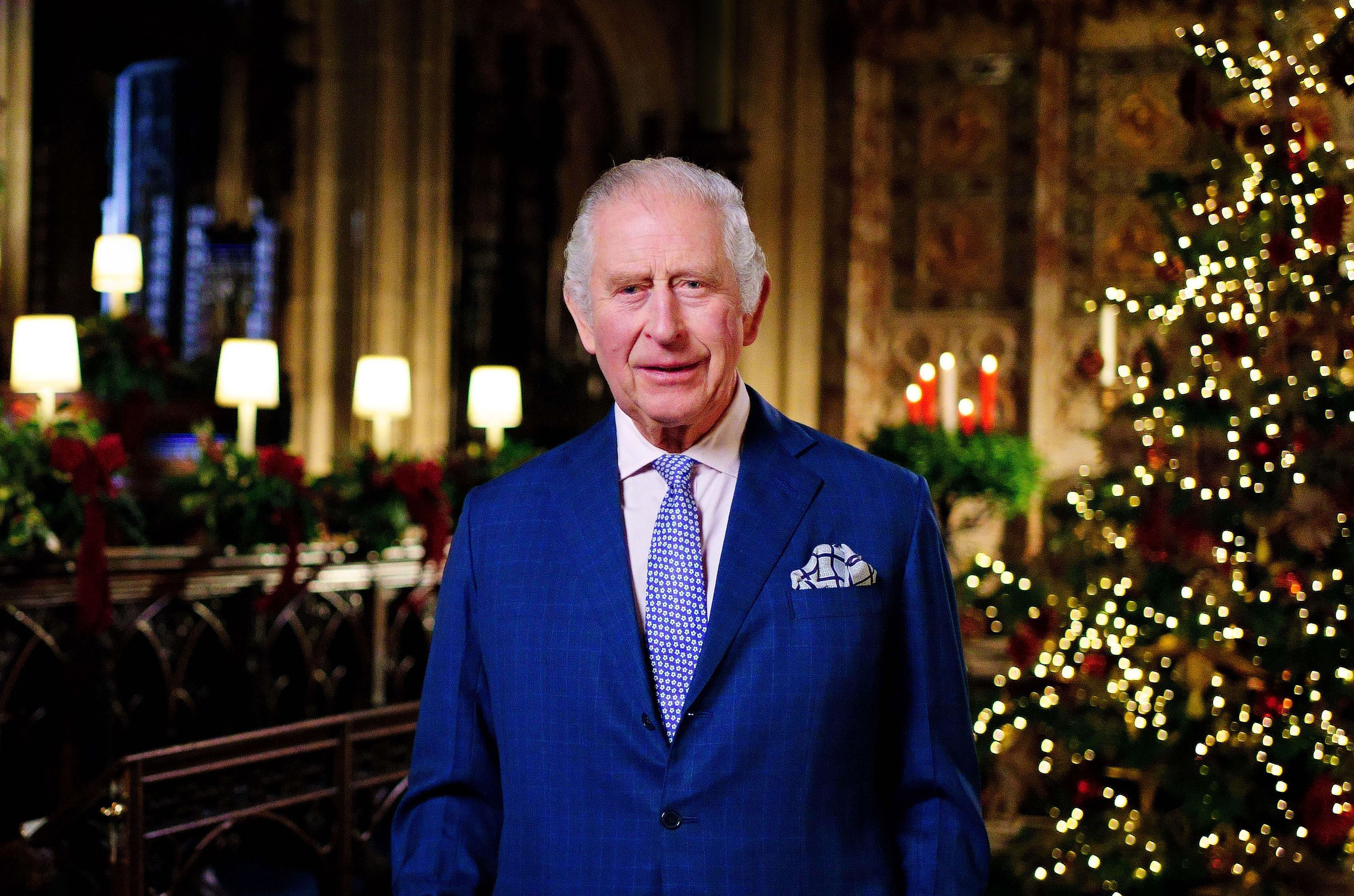King Charles will likely give another Christmas Day broadcast this year. Photo / Getty Images