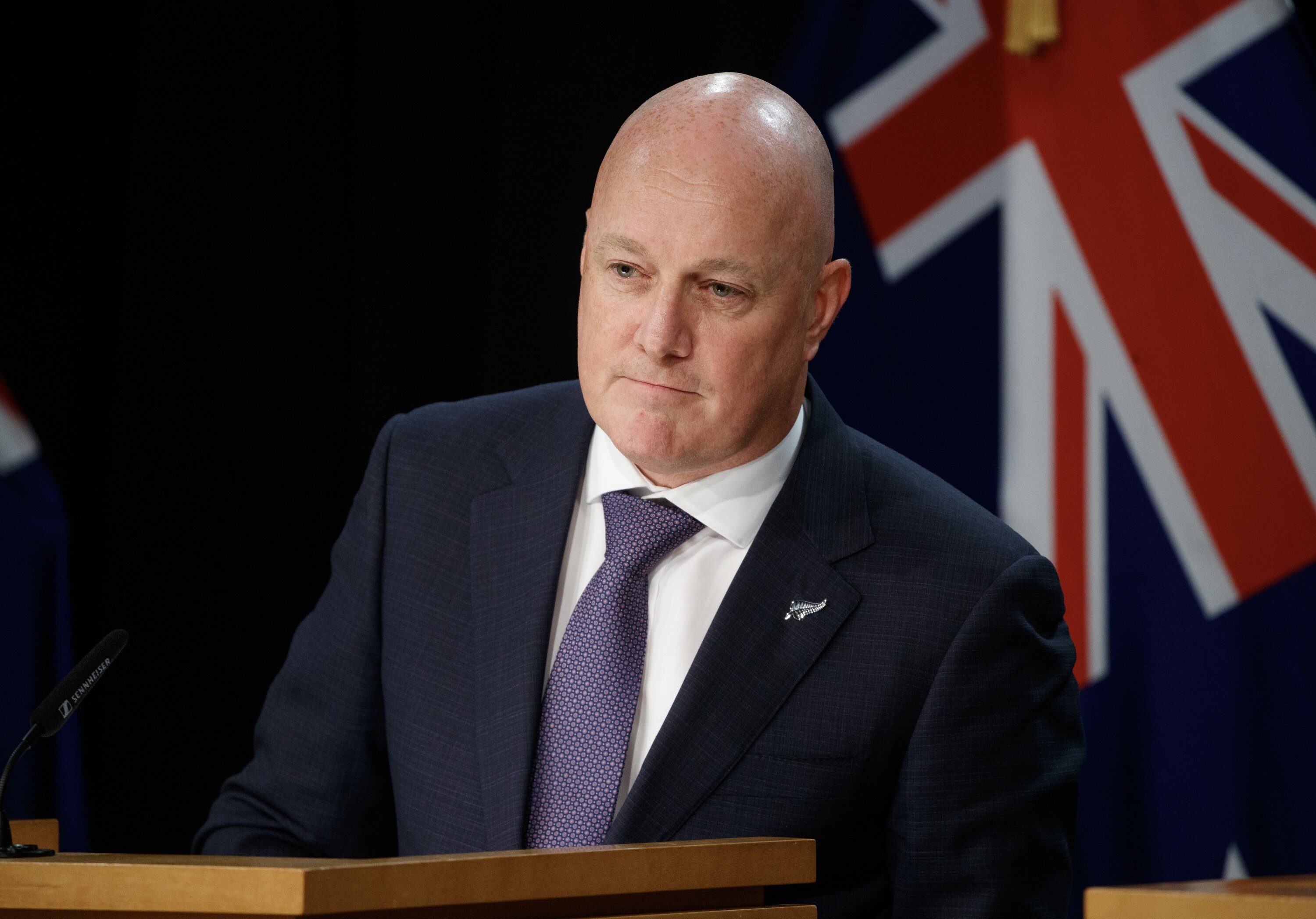 Prime Minister Christopher Luxon visited Tauranga on March 23.